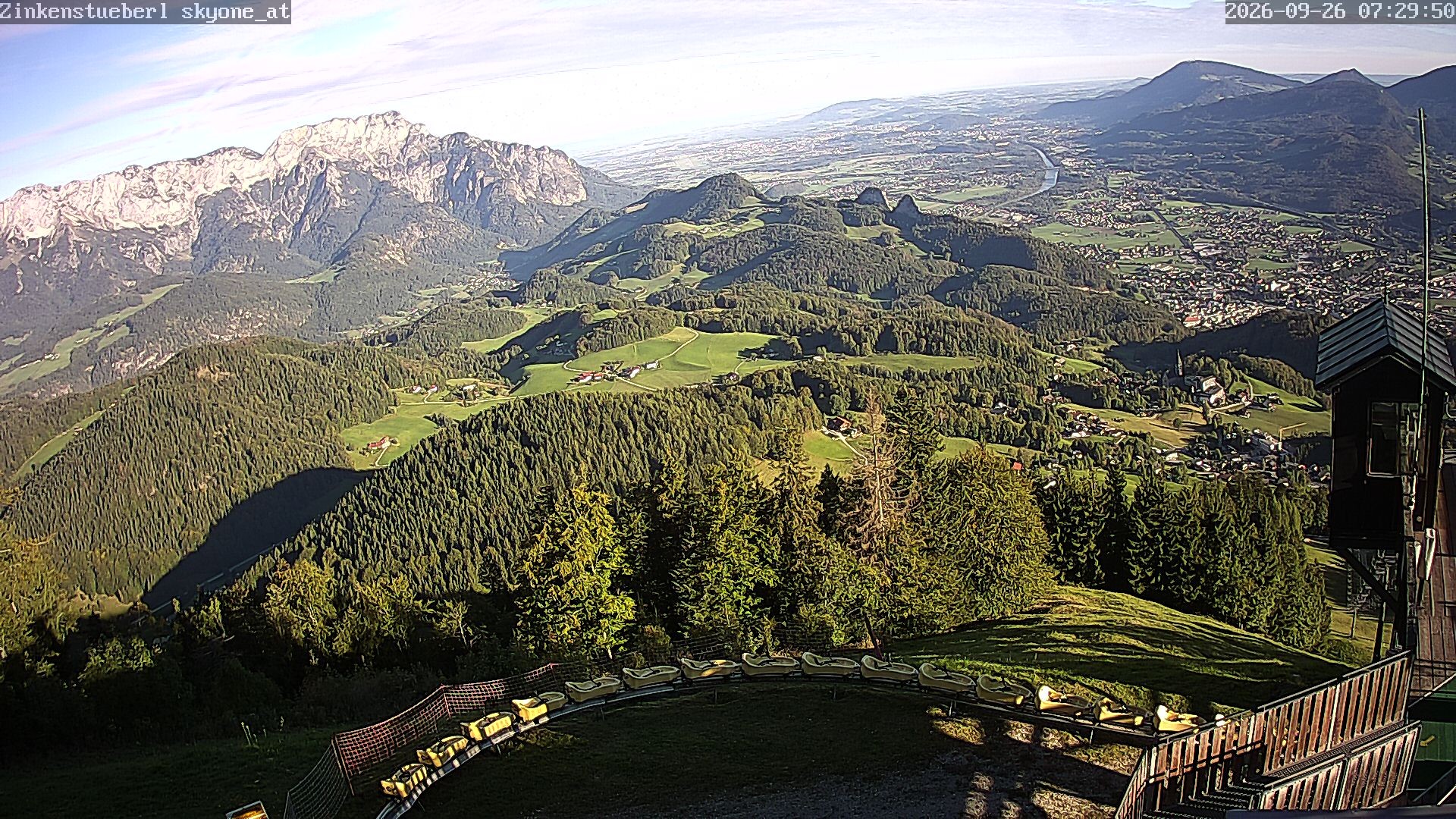 Archiv Foto Webcam Zinkenstüberl Bad Dürrnberg