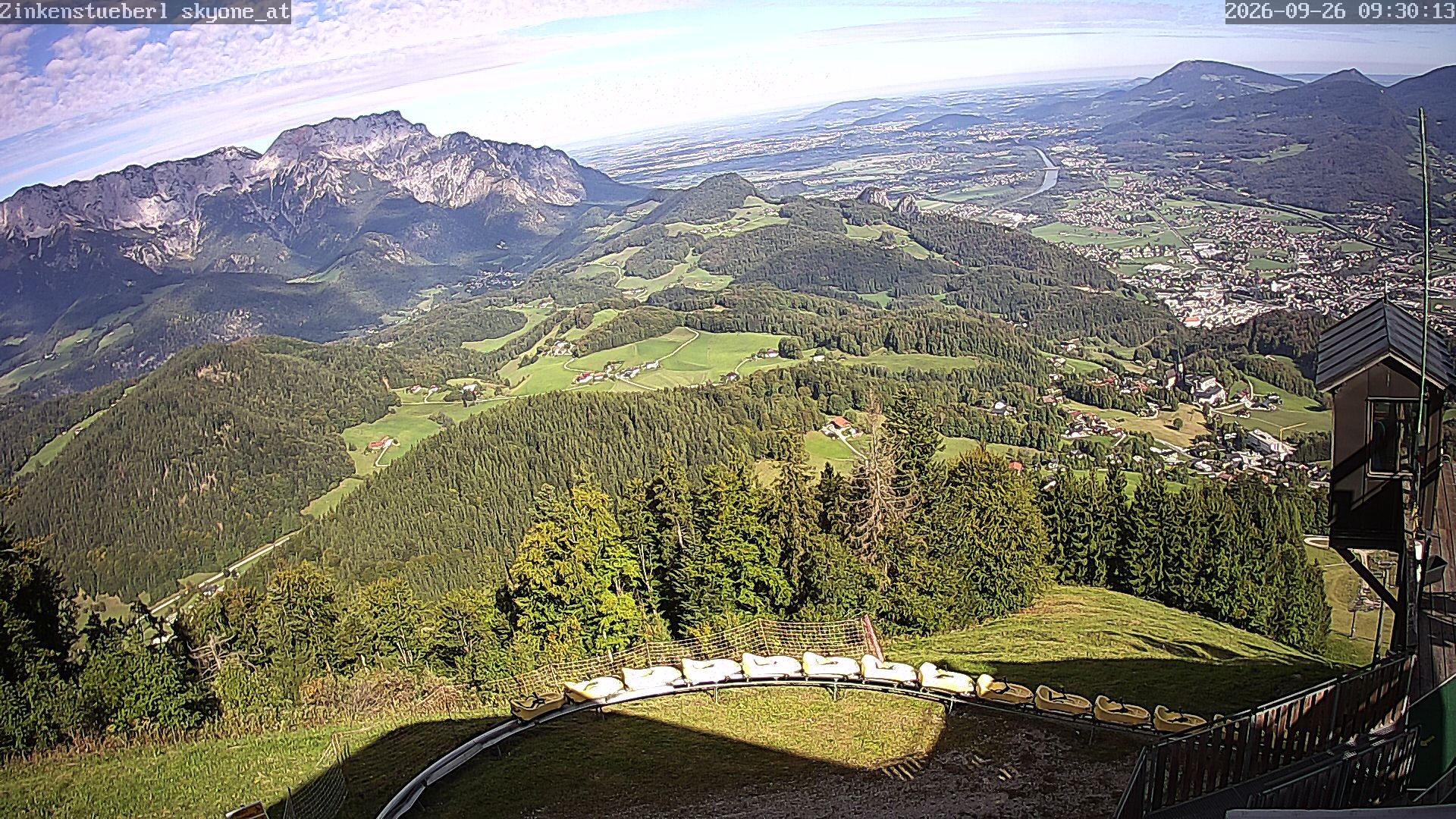 Archiv Foto Webcam Zinkenstüberl Bad Dürrnberg
