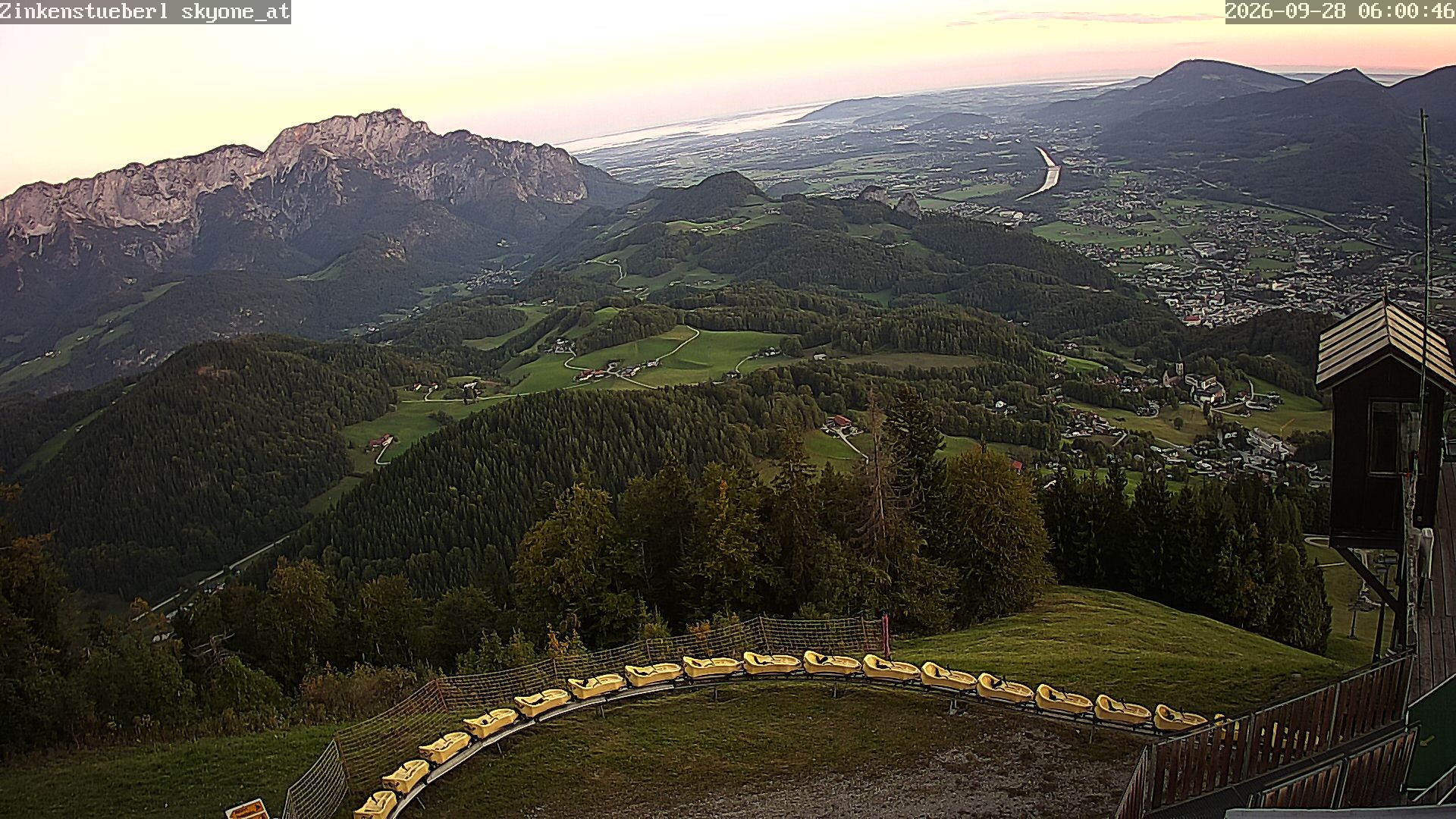 Archiv Foto Webcam Zinkenstüberl Bad Dürrnberg