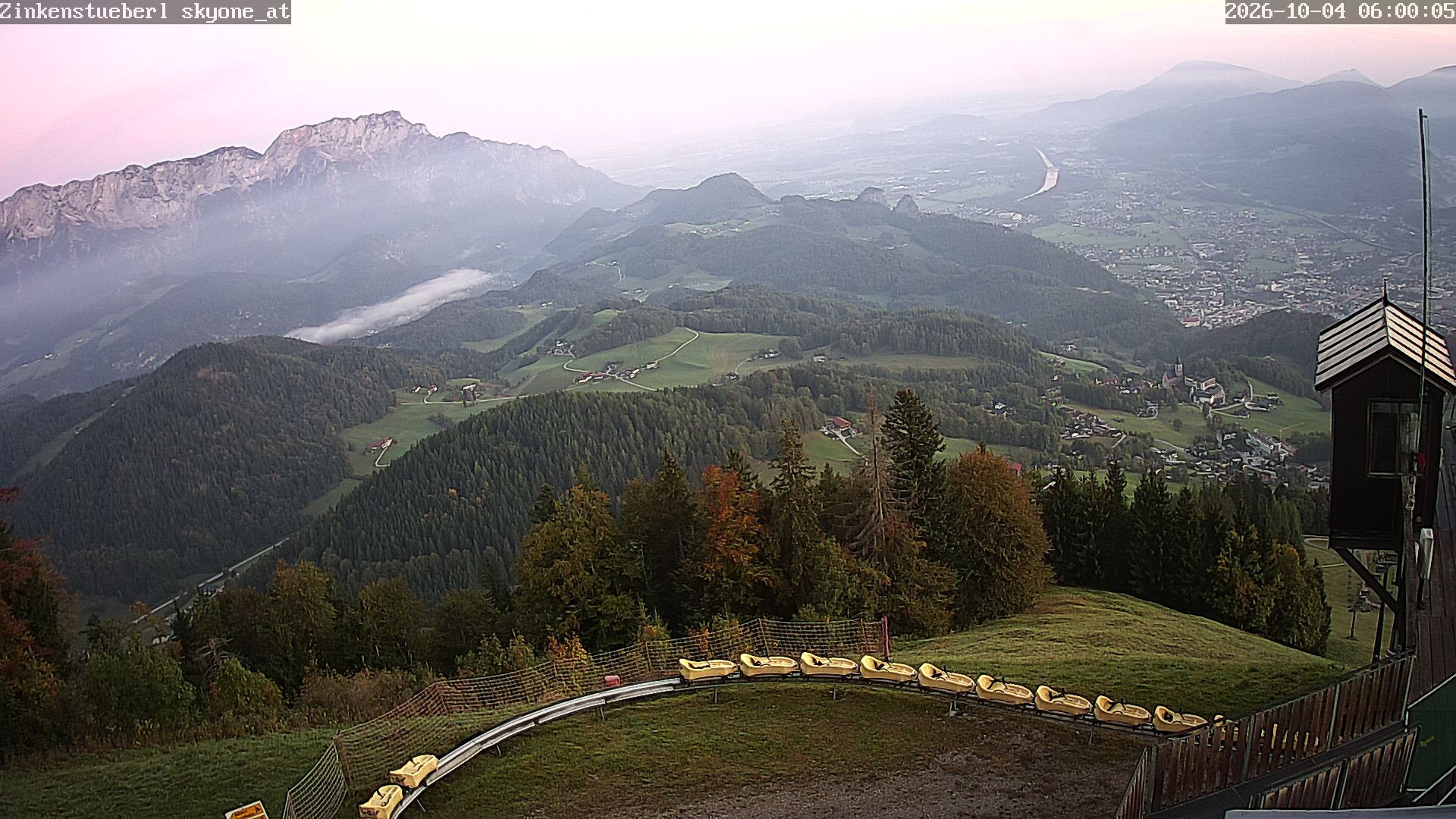 Archived image Webcam Zinkenstüberl near Bad Dürrnberg