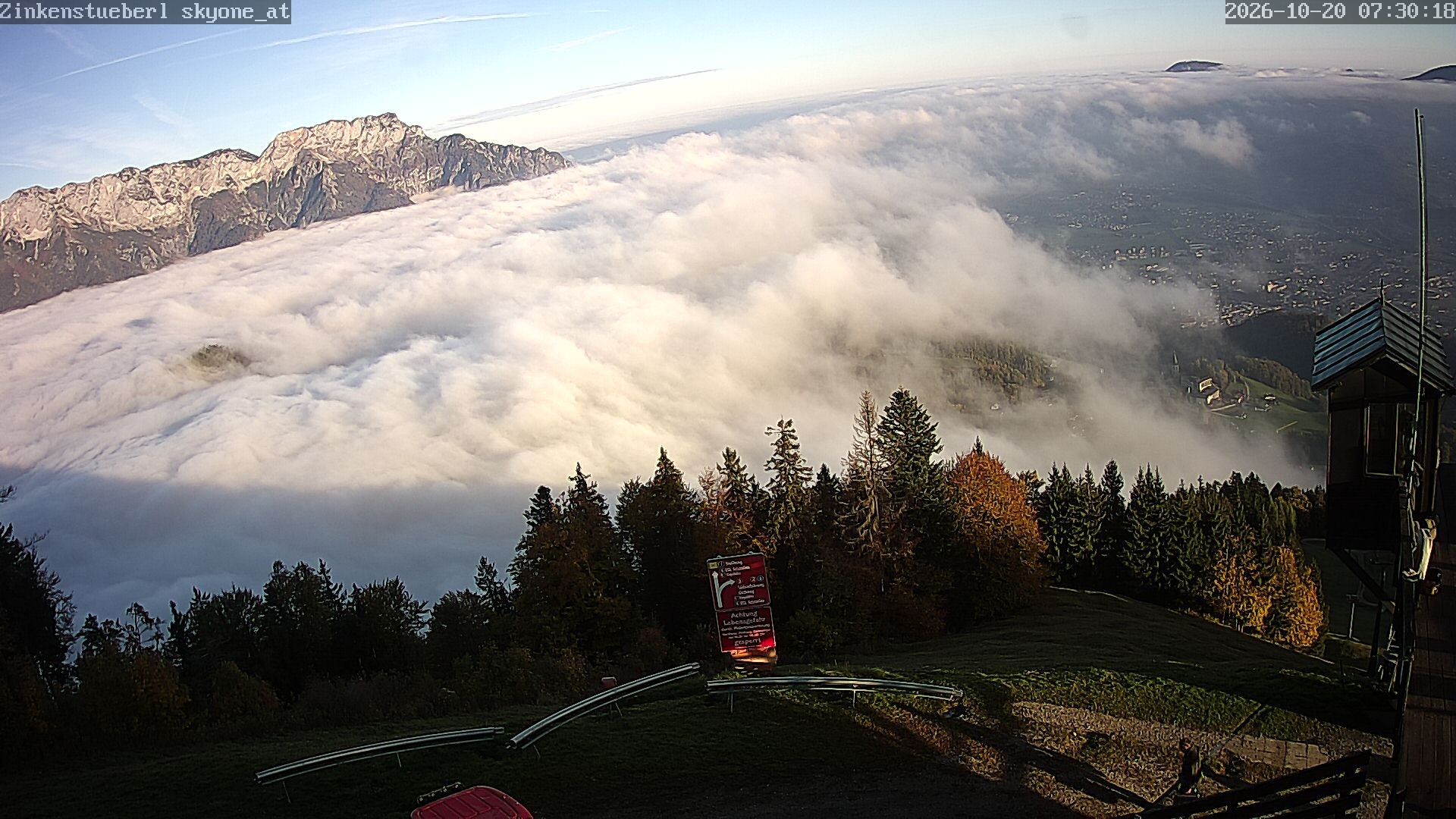 Archived image Webcam Zinkenstüberl near Bad Dürrnberg