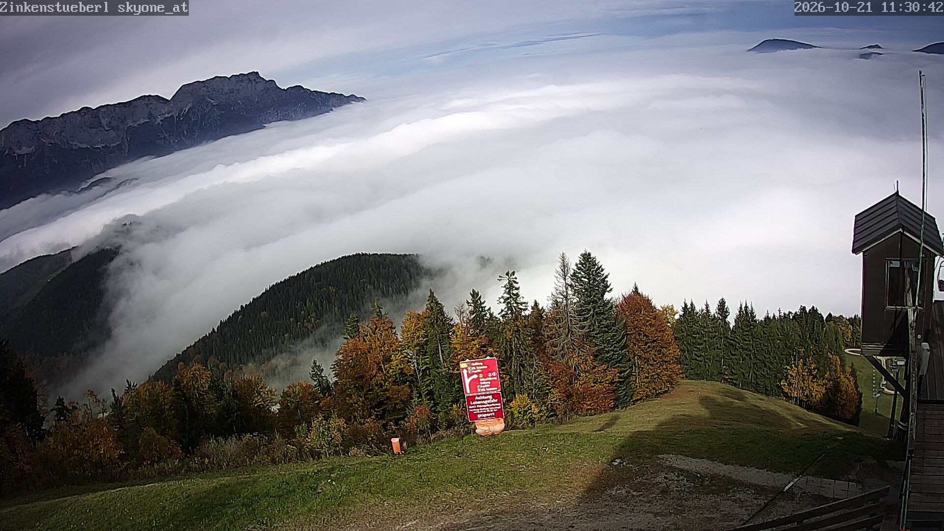 Archiv Foto Webcam Zinkenstüberl Bad Dürrnberg