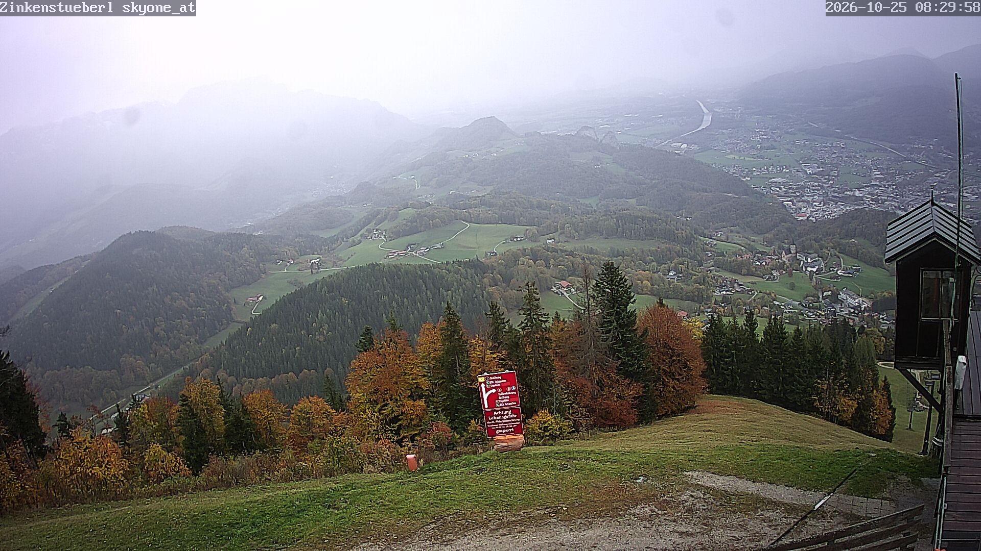 Archiv Foto Webcam Zinkenstüberl Bad Dürrnberg