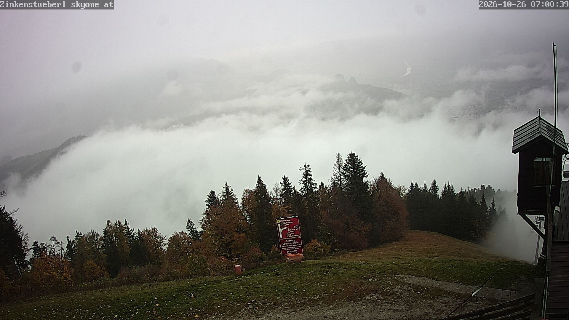 Archiv Foto Webcam Zinkenstüberl Bad Dürrnberg