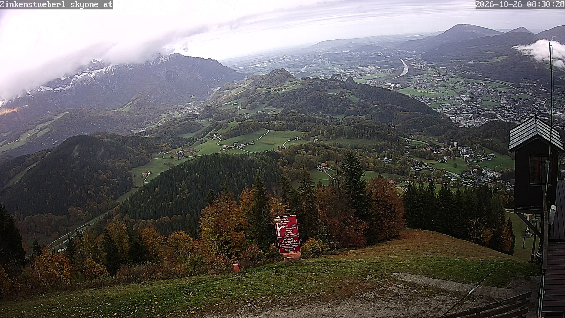 Archiv Foto Webcam Zinkenstüberl Bad Dürrnberg