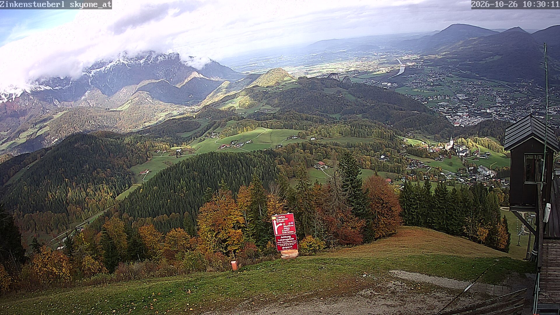 Archiv Foto Webcam Zinkenstüberl Bad Dürrnberg