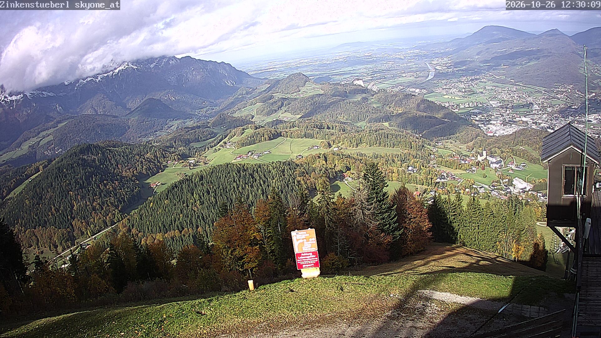 Archiv Foto Webcam Zinkenstüberl Bad Dürrnberg