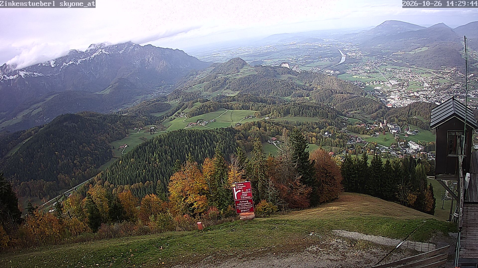 Archiv Foto Webcam Zinkenstüberl Bad Dürrnberg