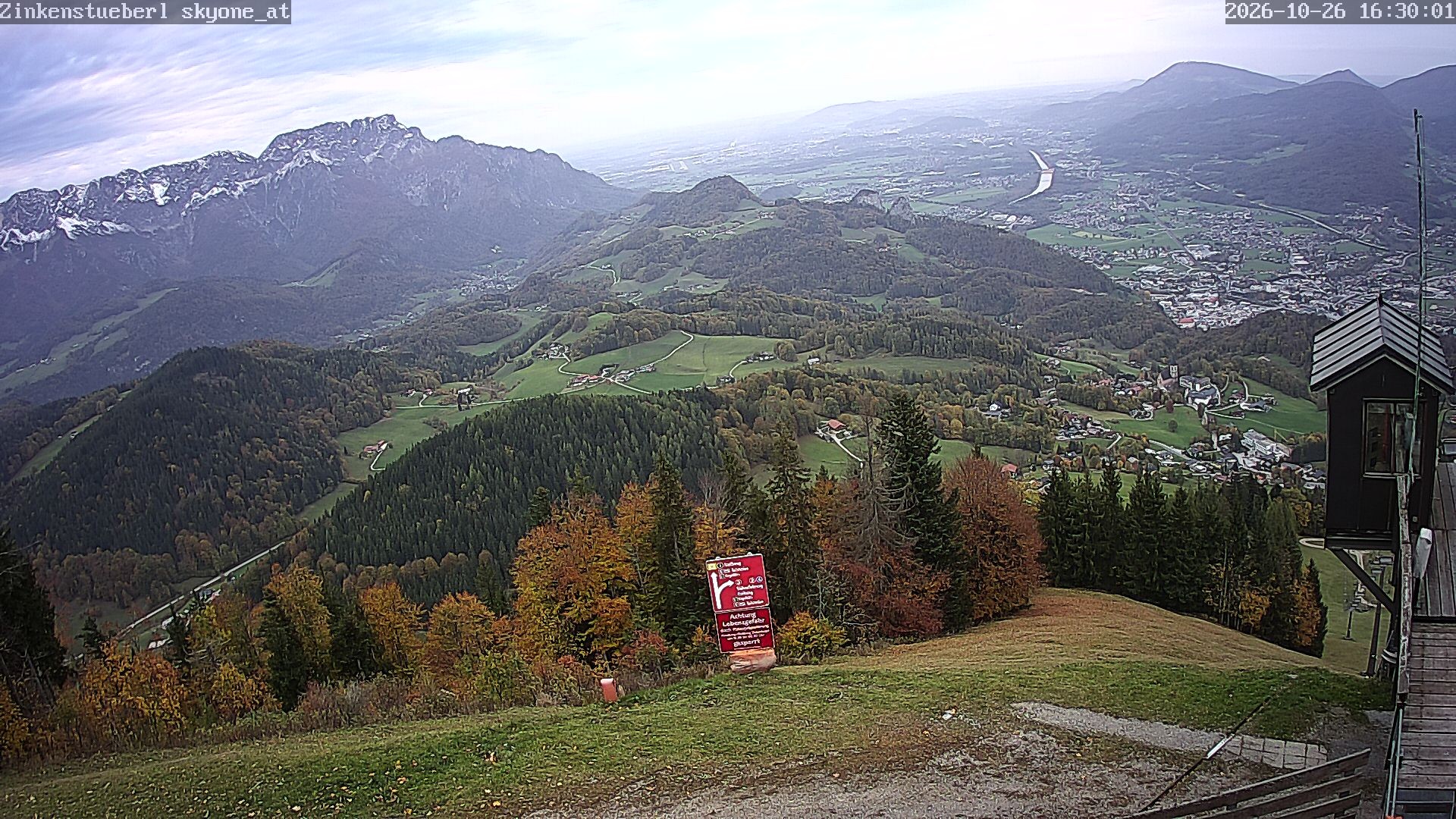 Archiv Foto Webcam Zinkenstüberl Bad Dürrnberg