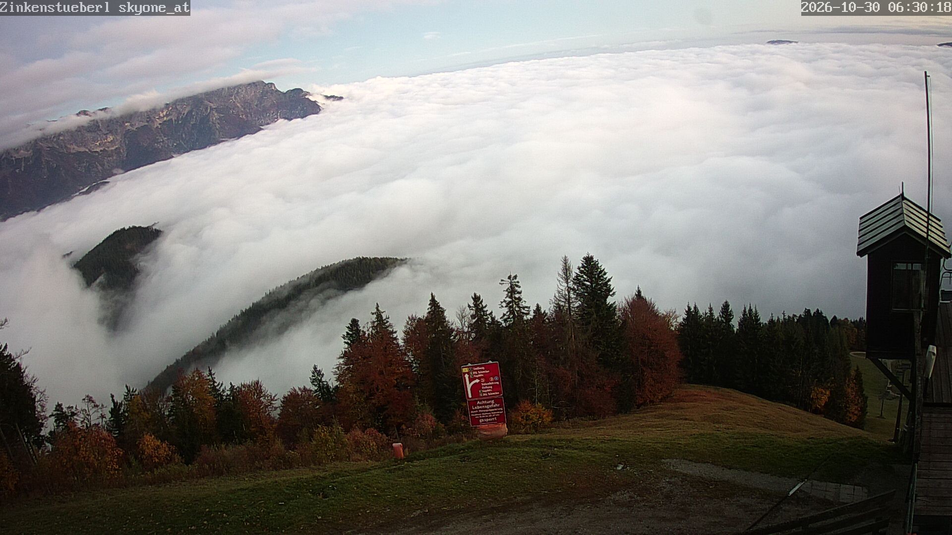 Archiv Foto Webcam Zinkenstüberl Bad Dürrnberg