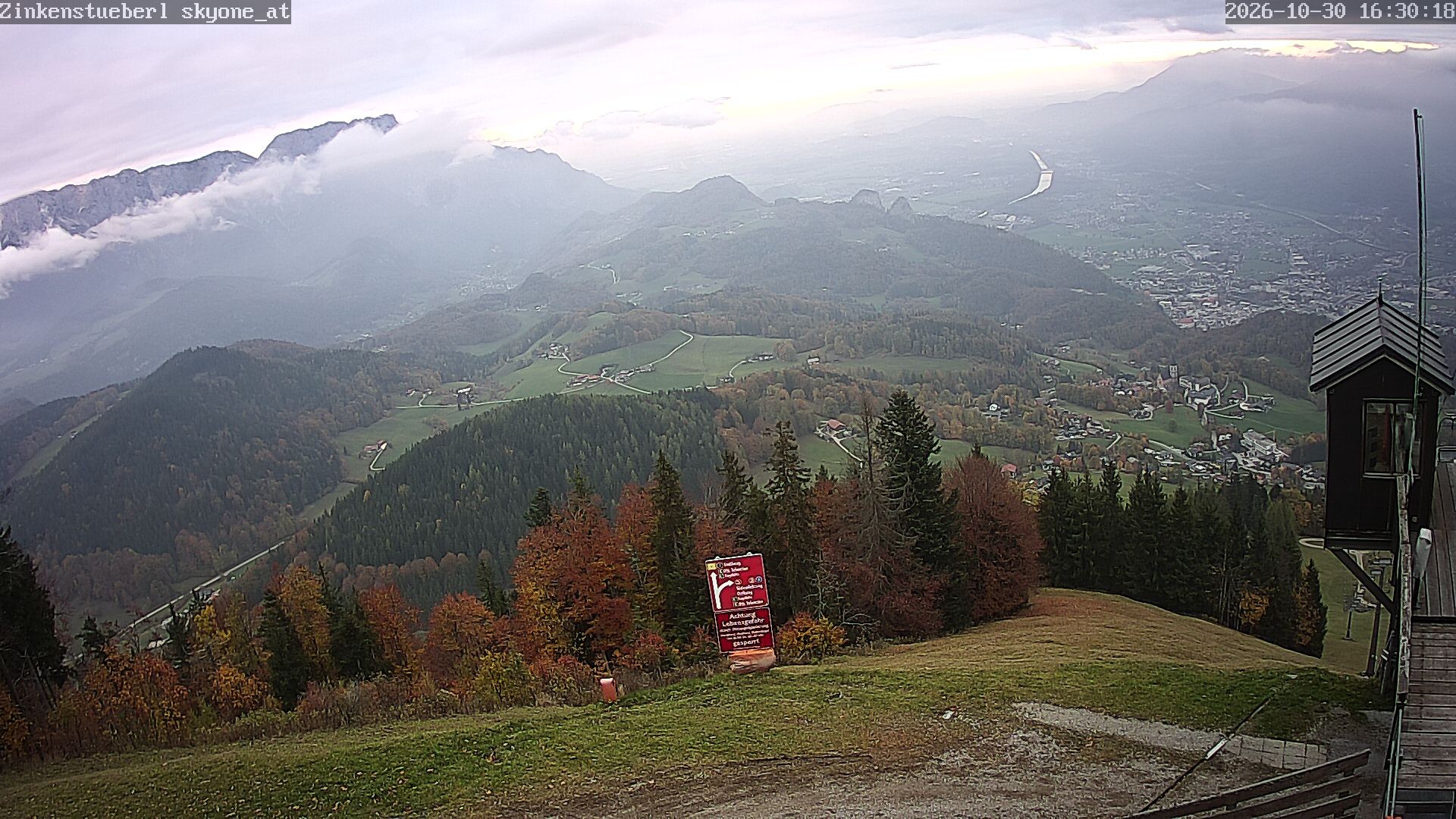 Archiv Foto Webcam Zinkenstüberl Bad Dürrnberg