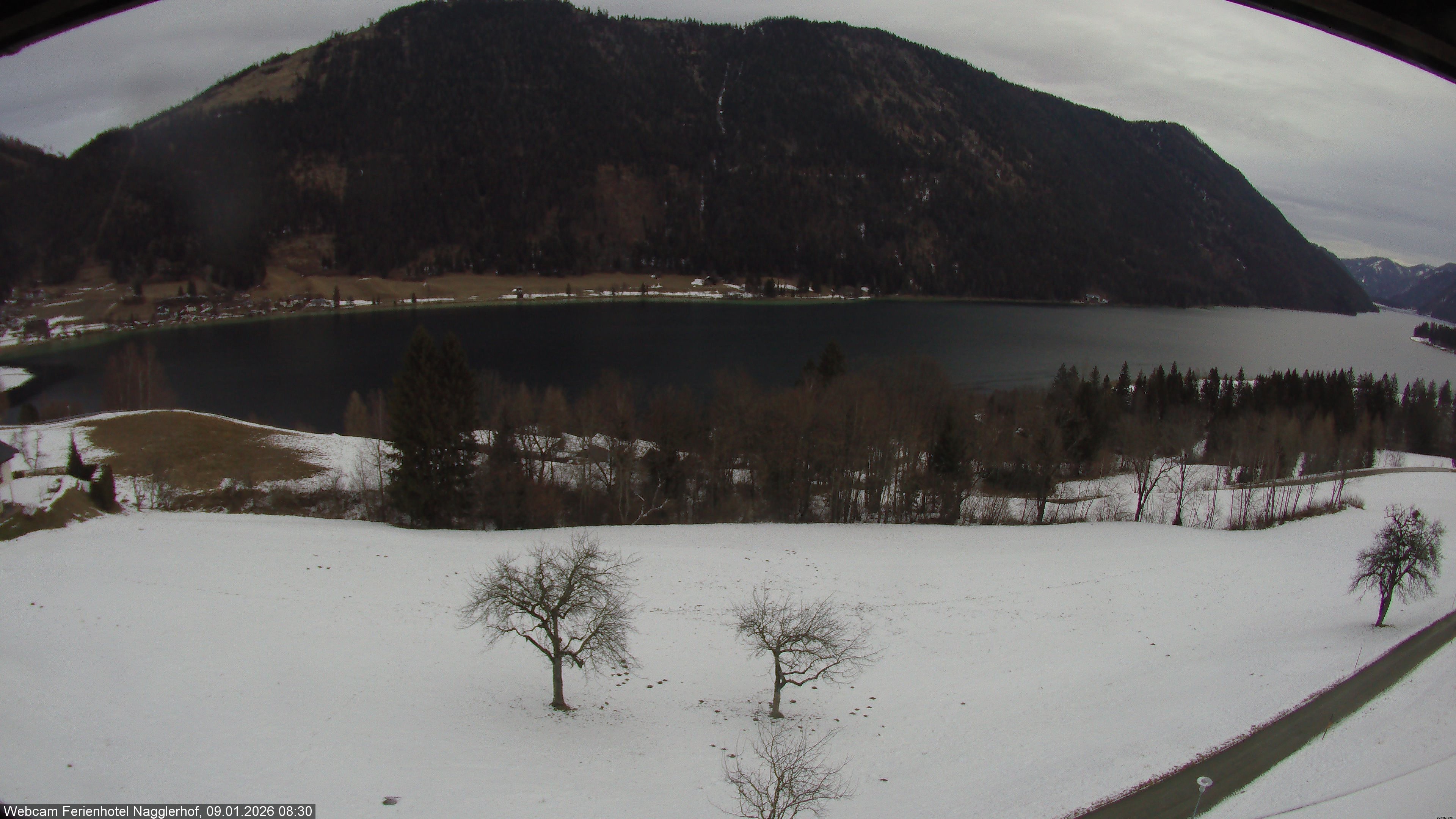 Archiv Foto Webcam Weißensee: Sicht vom Ferienhotel Nagglerhof