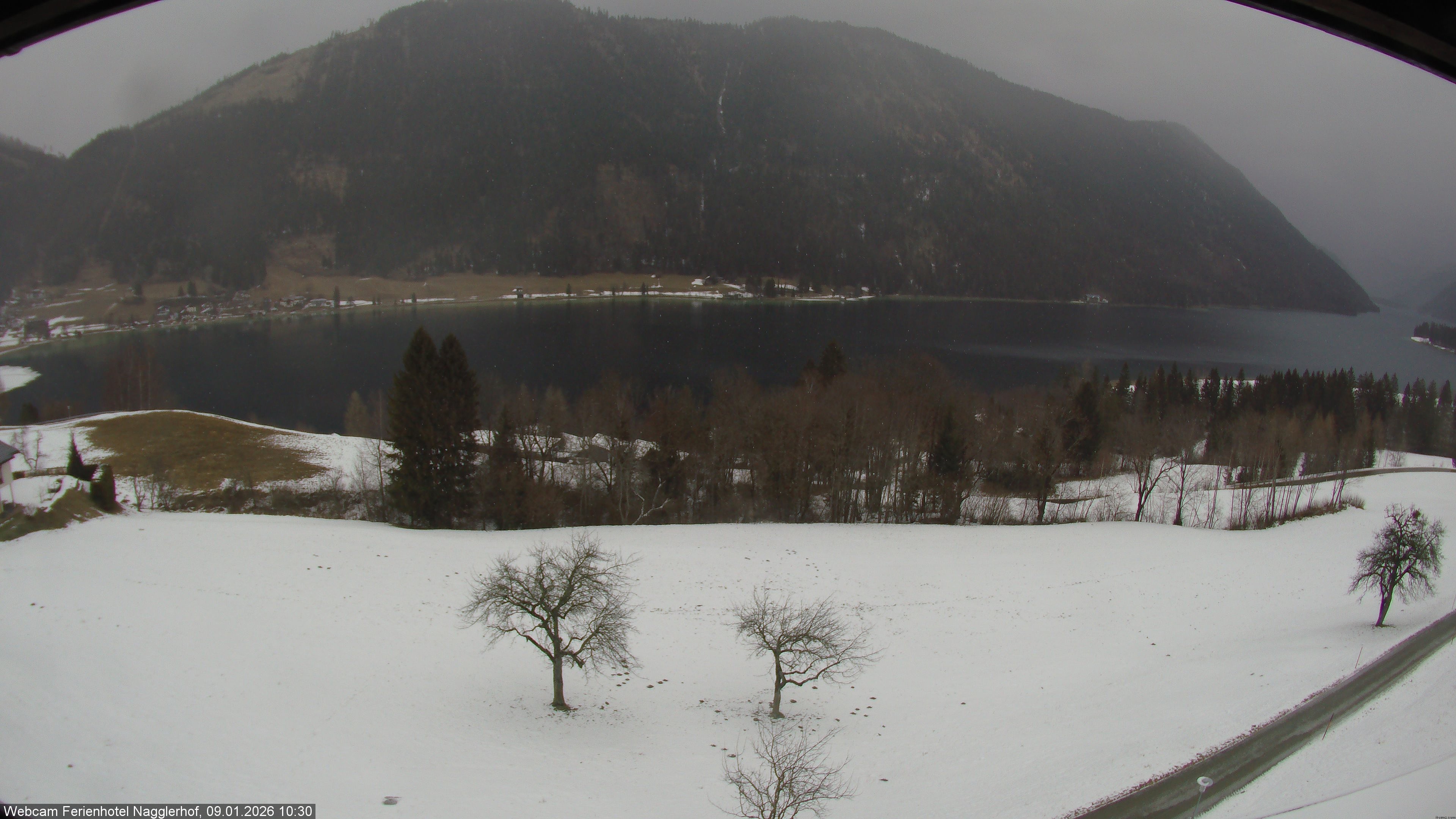 Archiv Foto Webcam Weißensee: Sicht vom Ferienhotel Nagglerhof