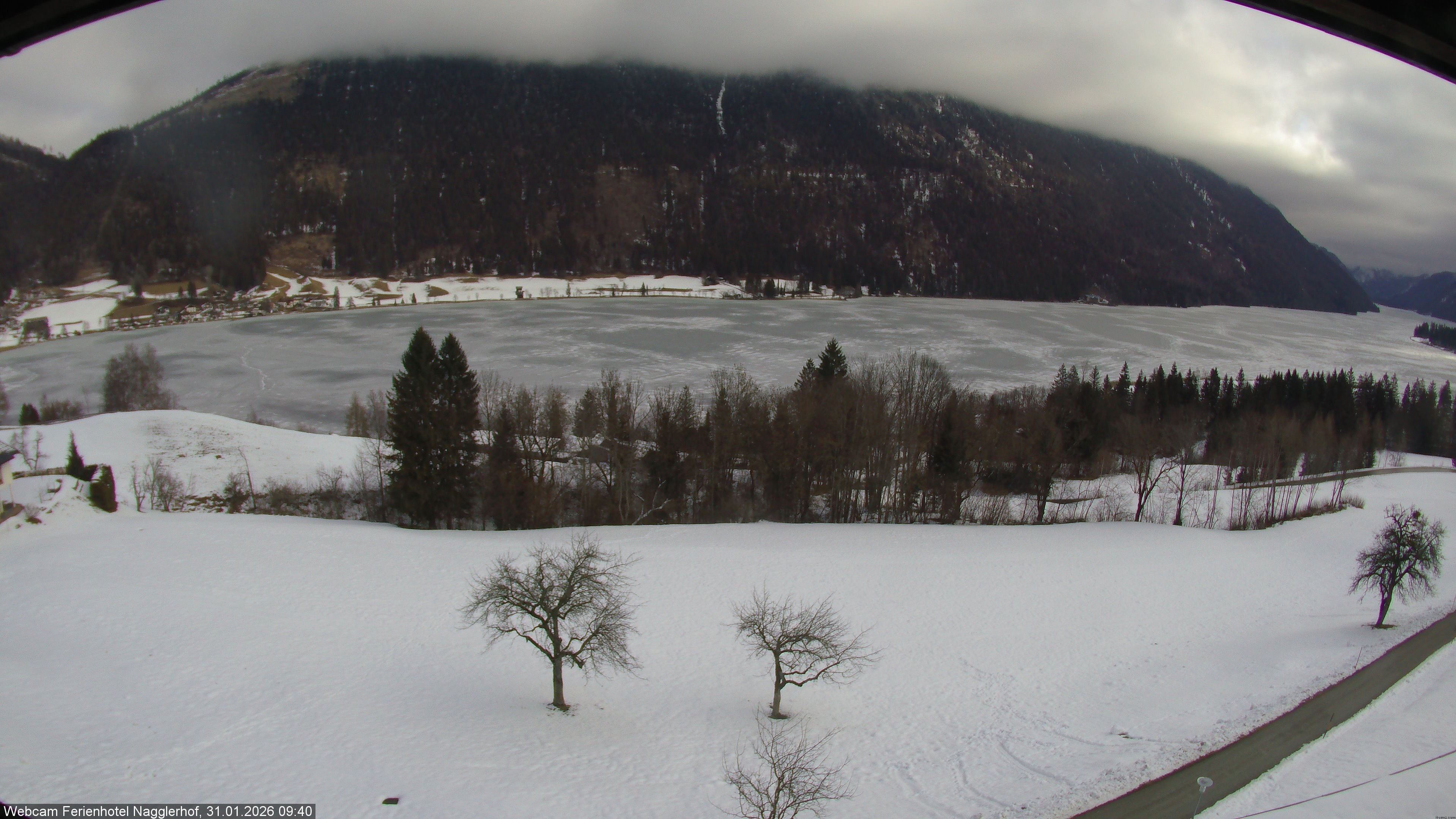 Archiv Foto Webcam Weißensee: Sicht vom Ferienhotel Nagglerhof