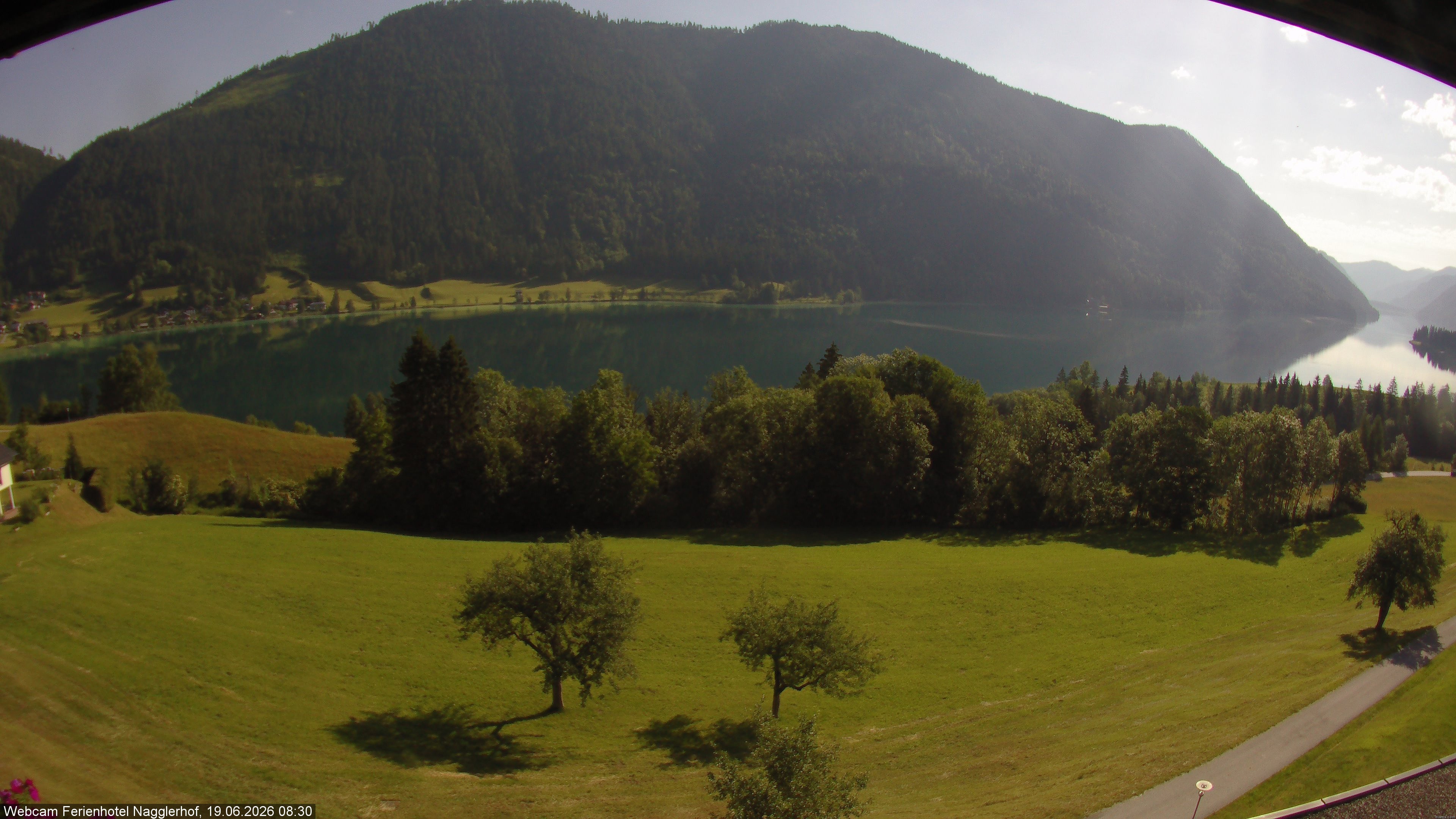 Archiv Foto Webcam Weißensee: Sicht vom Ferienhotel Nagglerhof