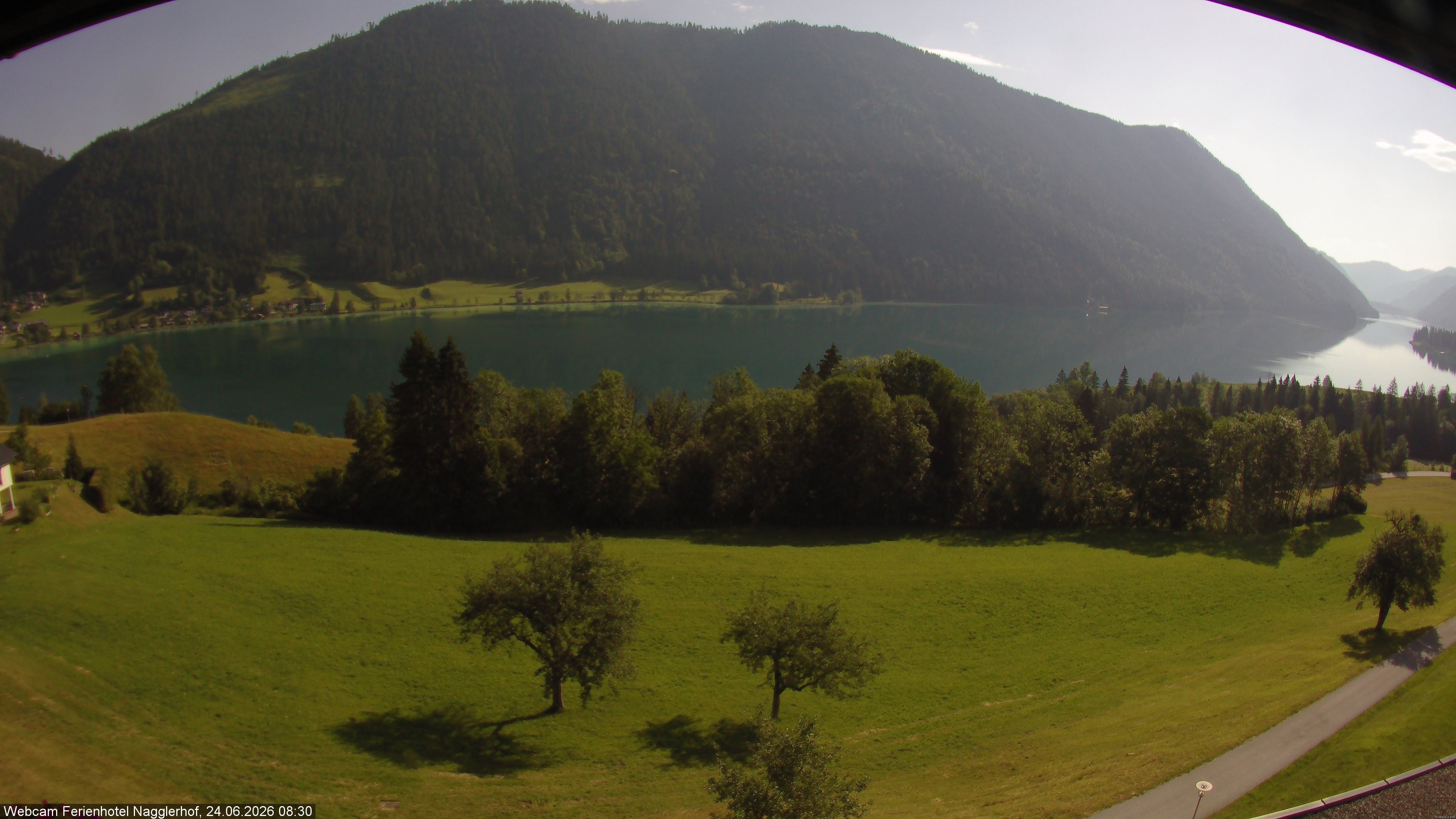 Archiv Foto Webcam Weißensee: Sicht vom Ferienhotel Nagglerhof
