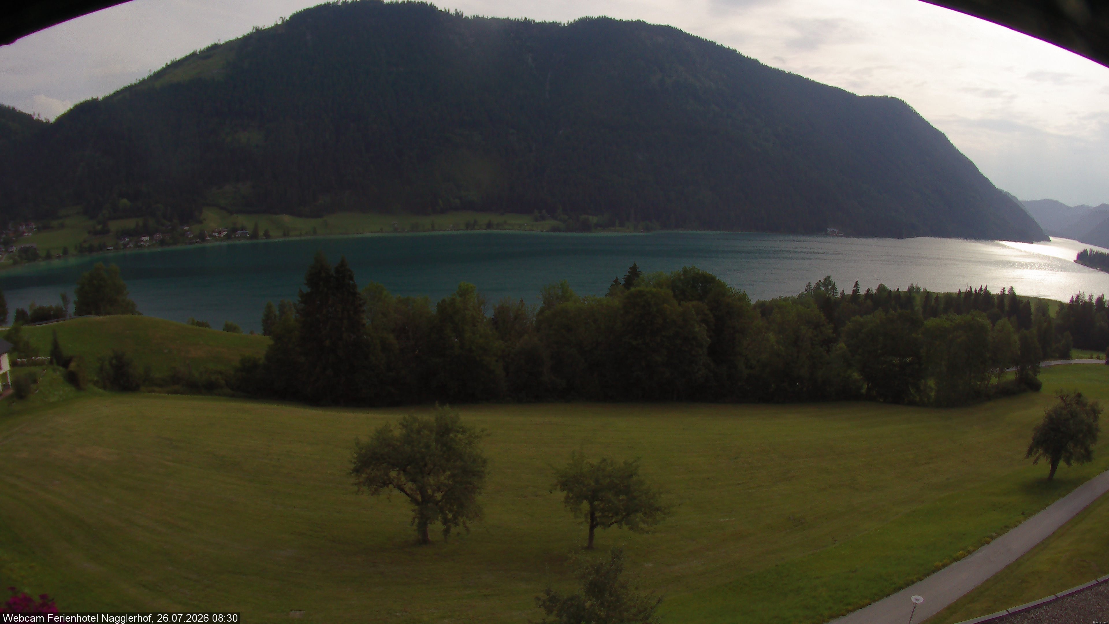 Archiv Foto Webcam Weißensee: Sicht vom Ferienhotel Nagglerhof