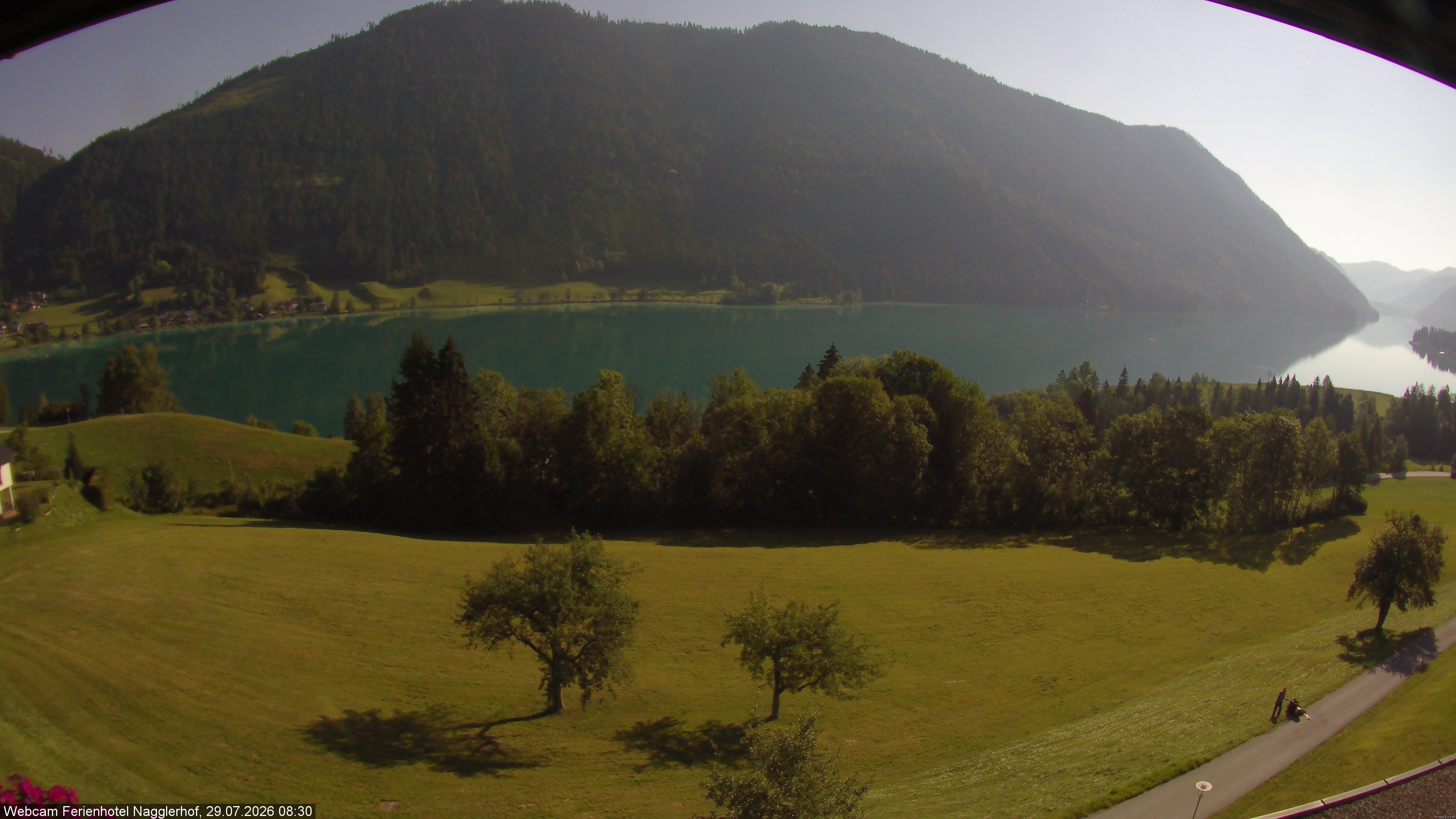 Archiv Foto Webcam Weißensee: Sicht vom Ferienhotel Nagglerhof