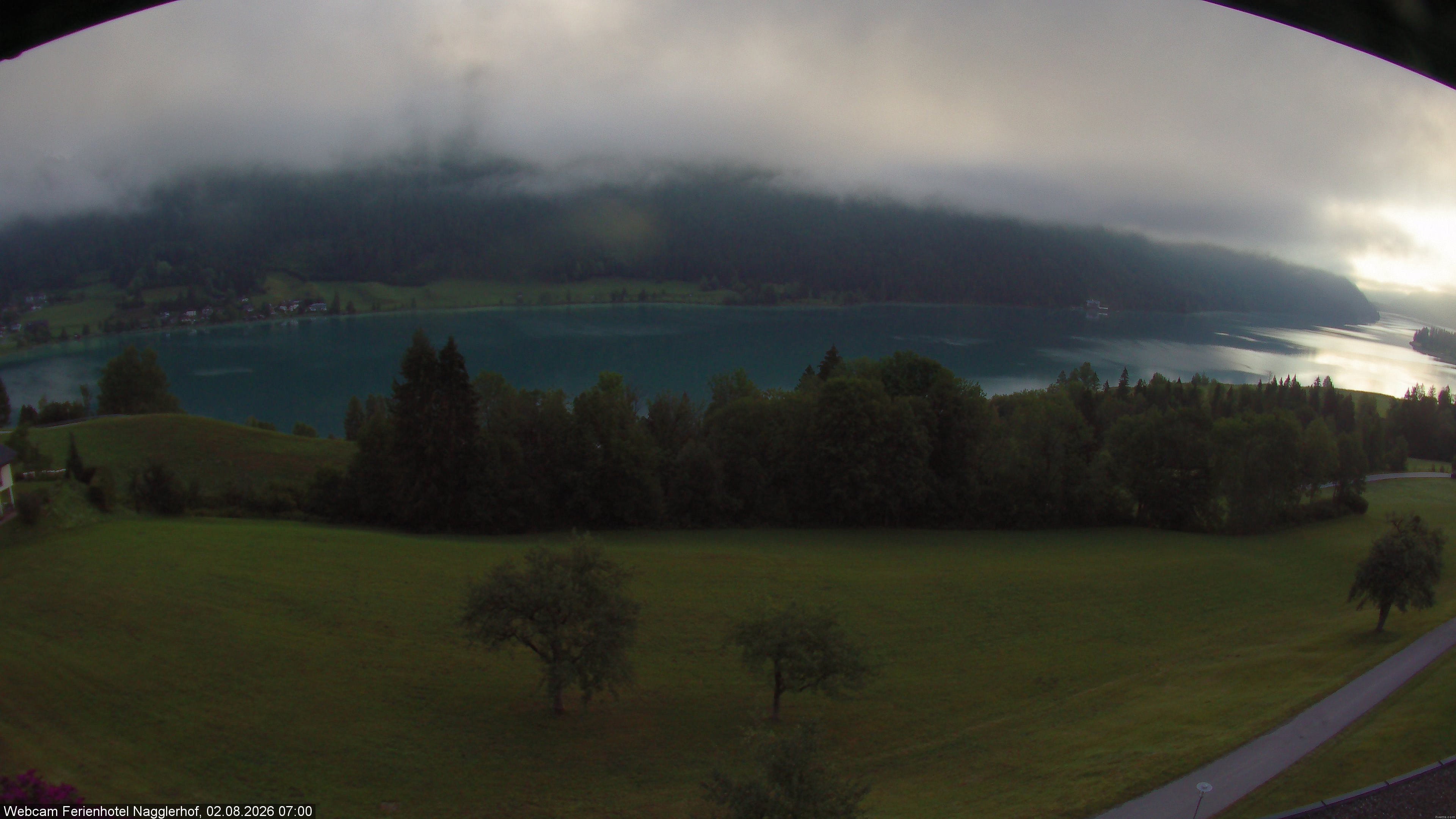 Archiv Foto Webcam Weißensee: Sicht vom Ferienhotel Nagglerhof