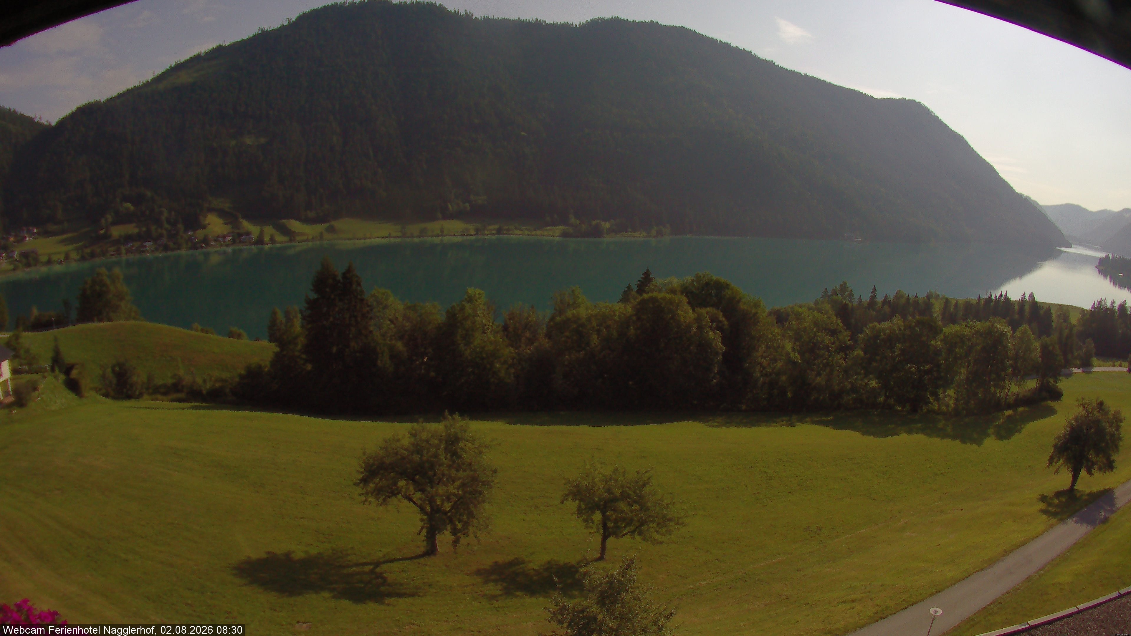 Archiv Foto Webcam Weißensee: Sicht vom Ferienhotel Nagglerhof