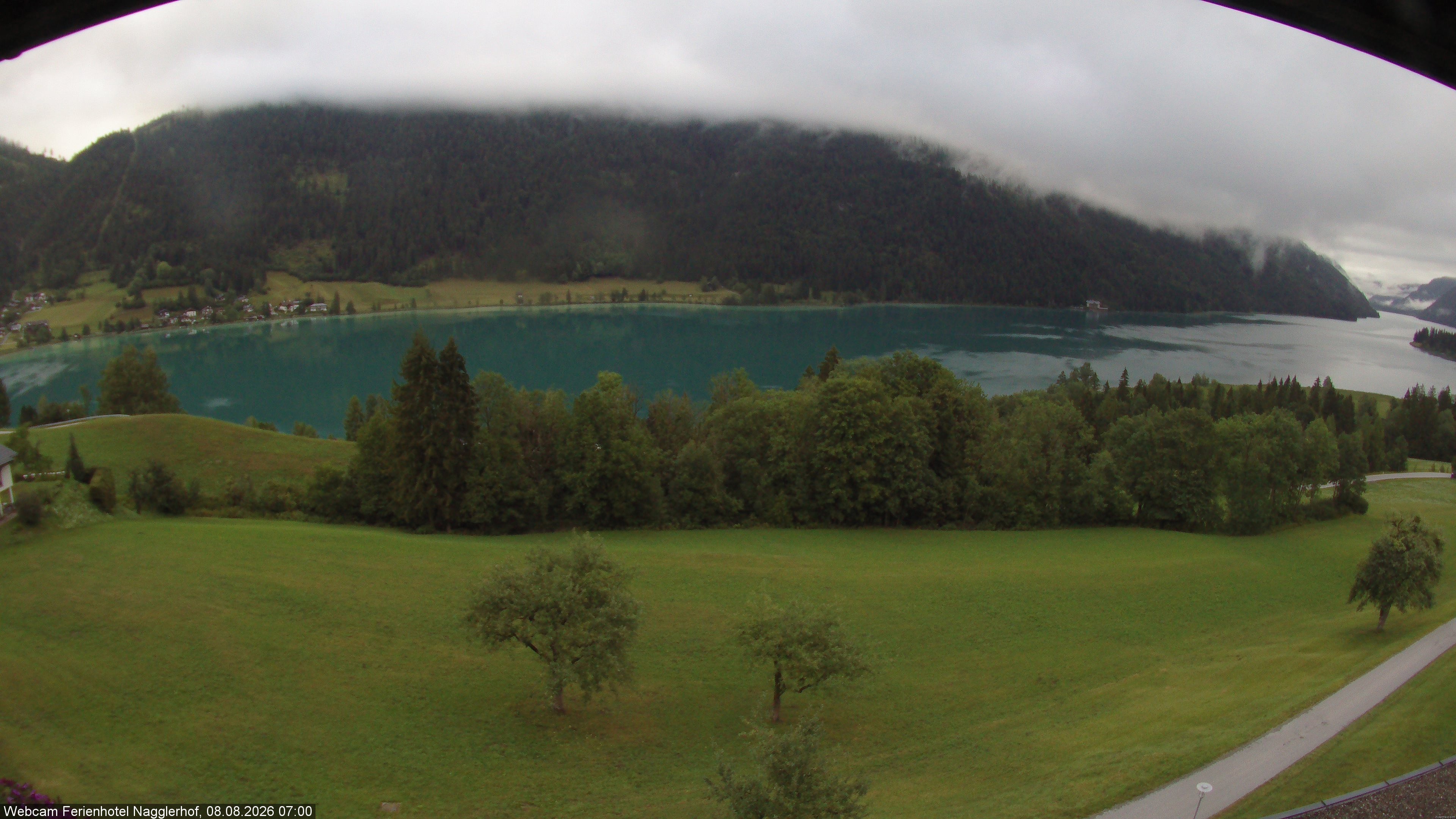 Archiv Foto Webcam Weißensee: Sicht vom Ferienhotel Nagglerhof