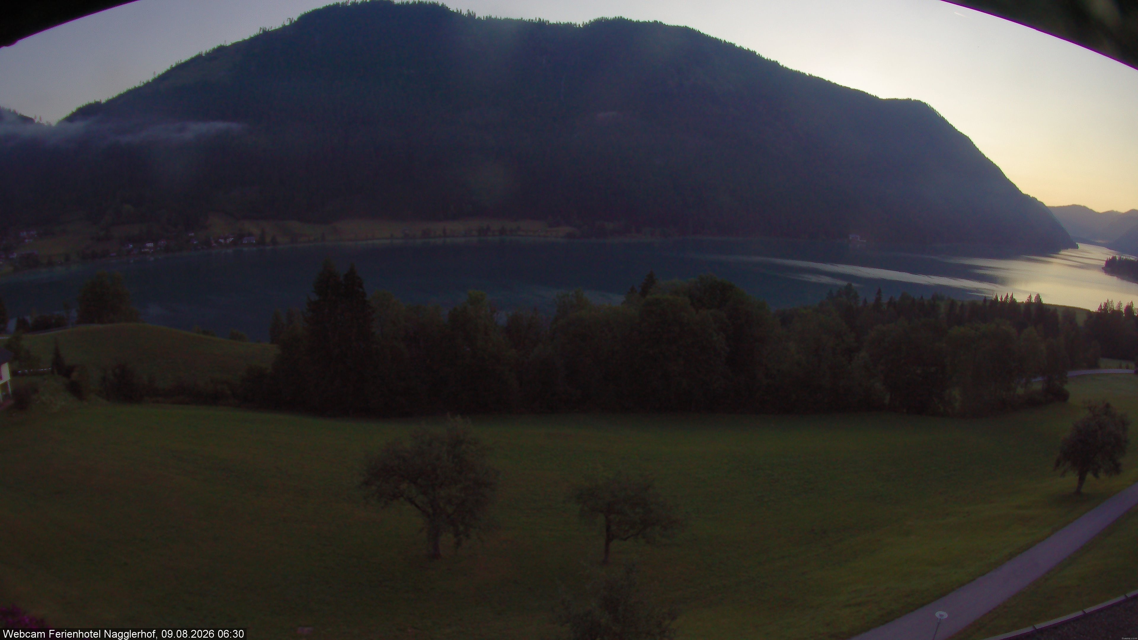 Archiv Foto Webcam Weißensee: Sicht vom Ferienhotel Nagglerhof