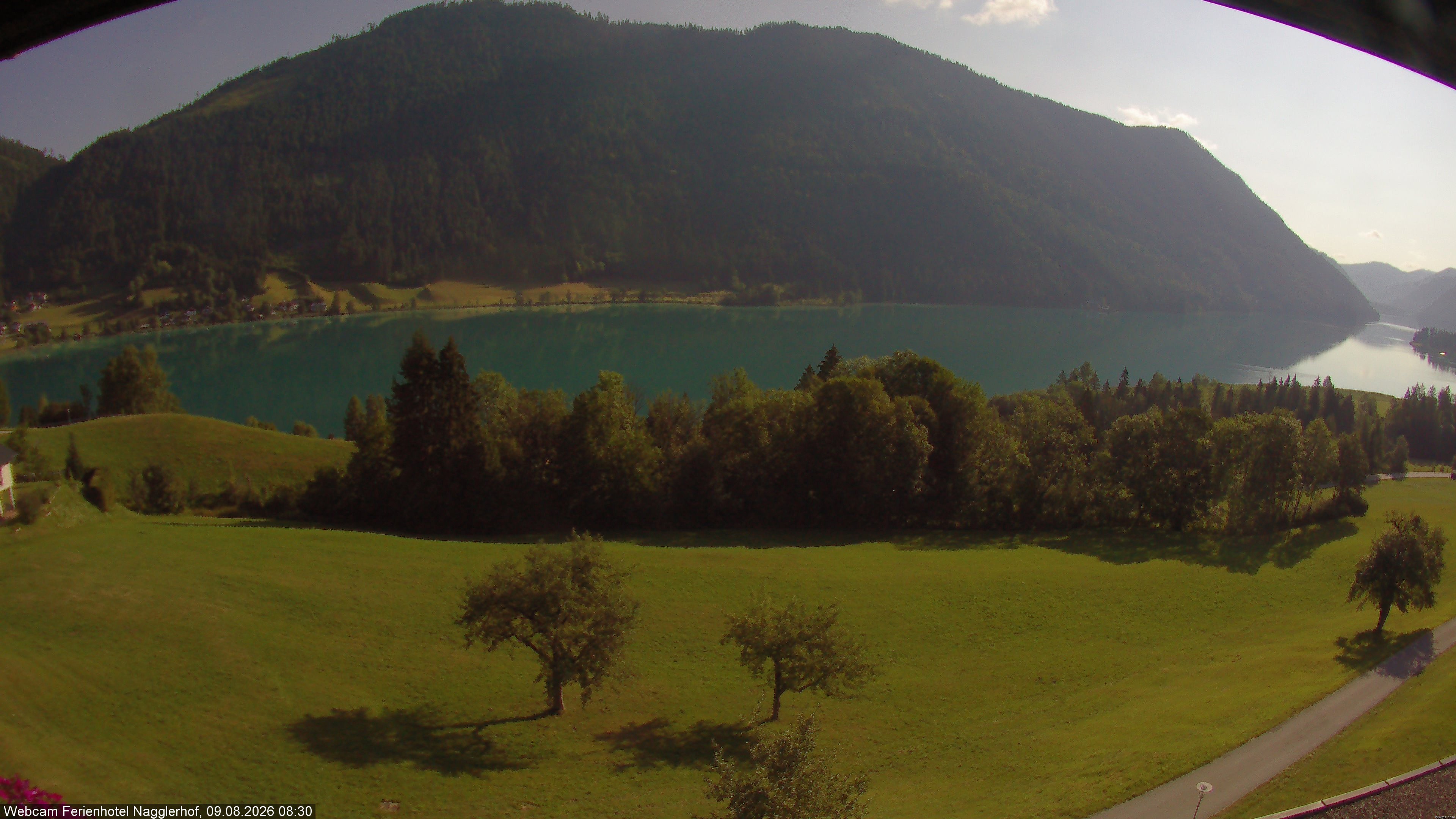 Archiv Foto Webcam Weißensee: Sicht vom Ferienhotel Nagglerhof