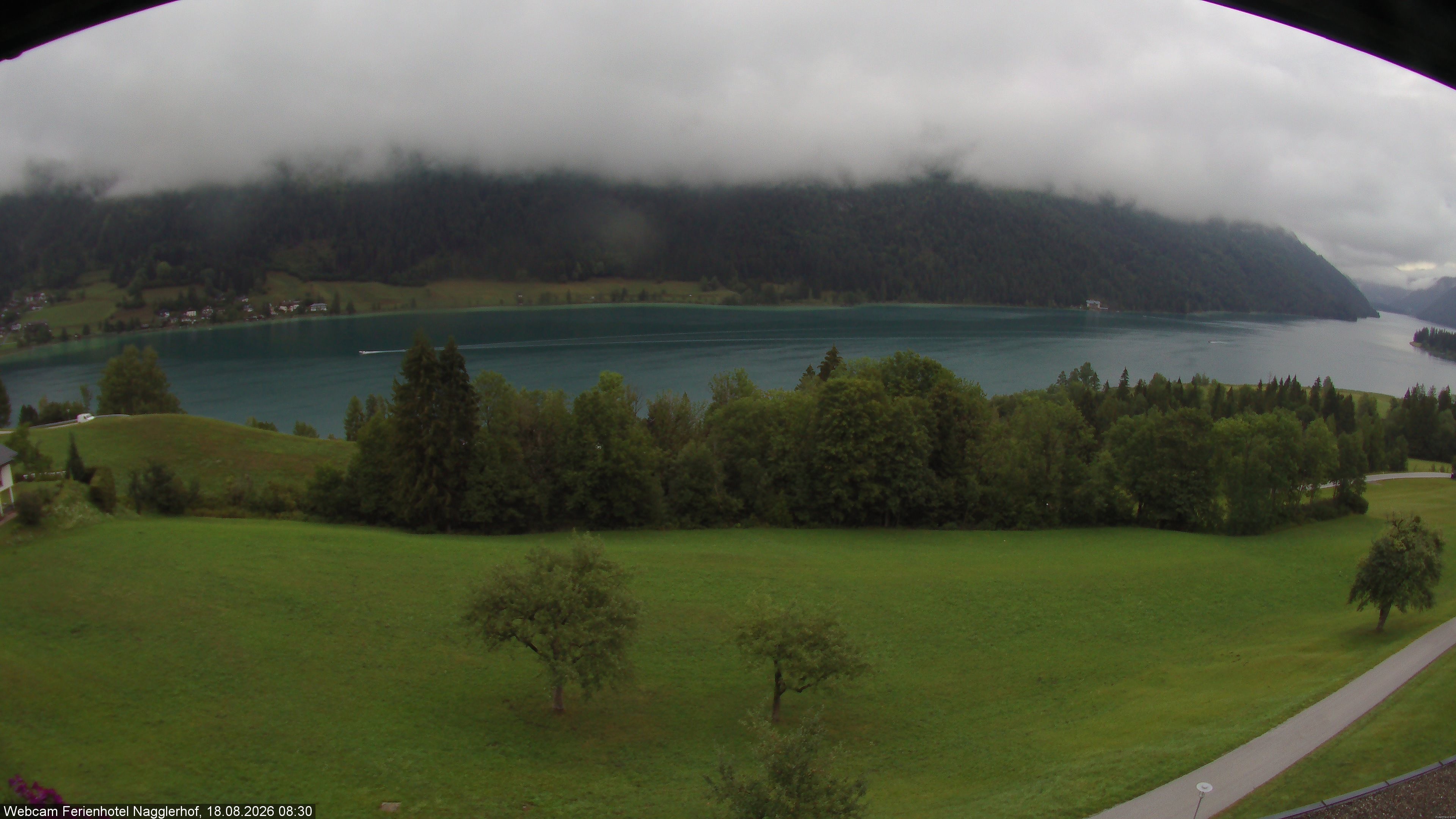 Archiv Foto Webcam Weißensee: Sicht vom Ferienhotel Nagglerhof