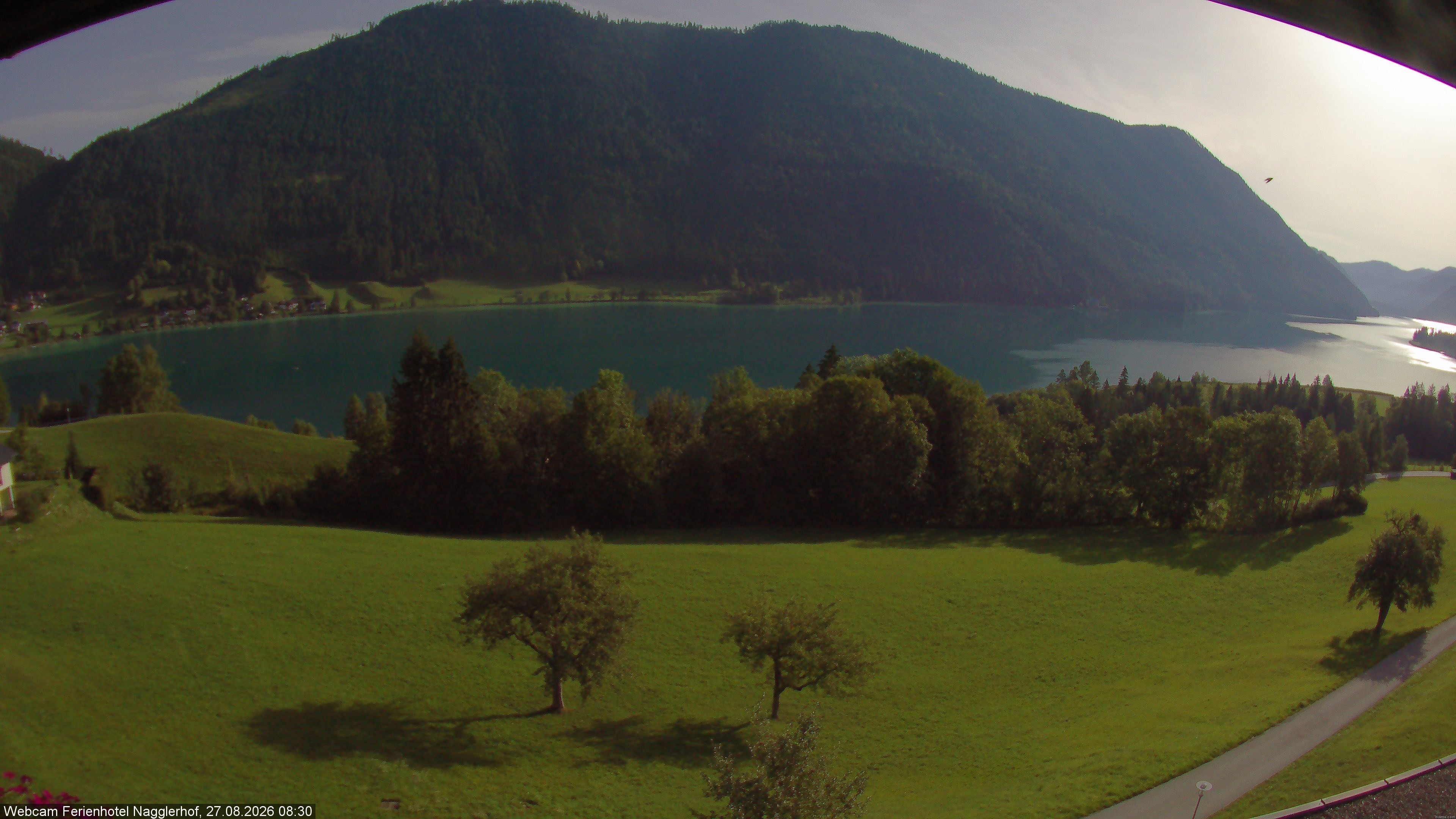 Archiv Foto Webcam Weißensee: Sicht vom Ferienhotel Nagglerhof