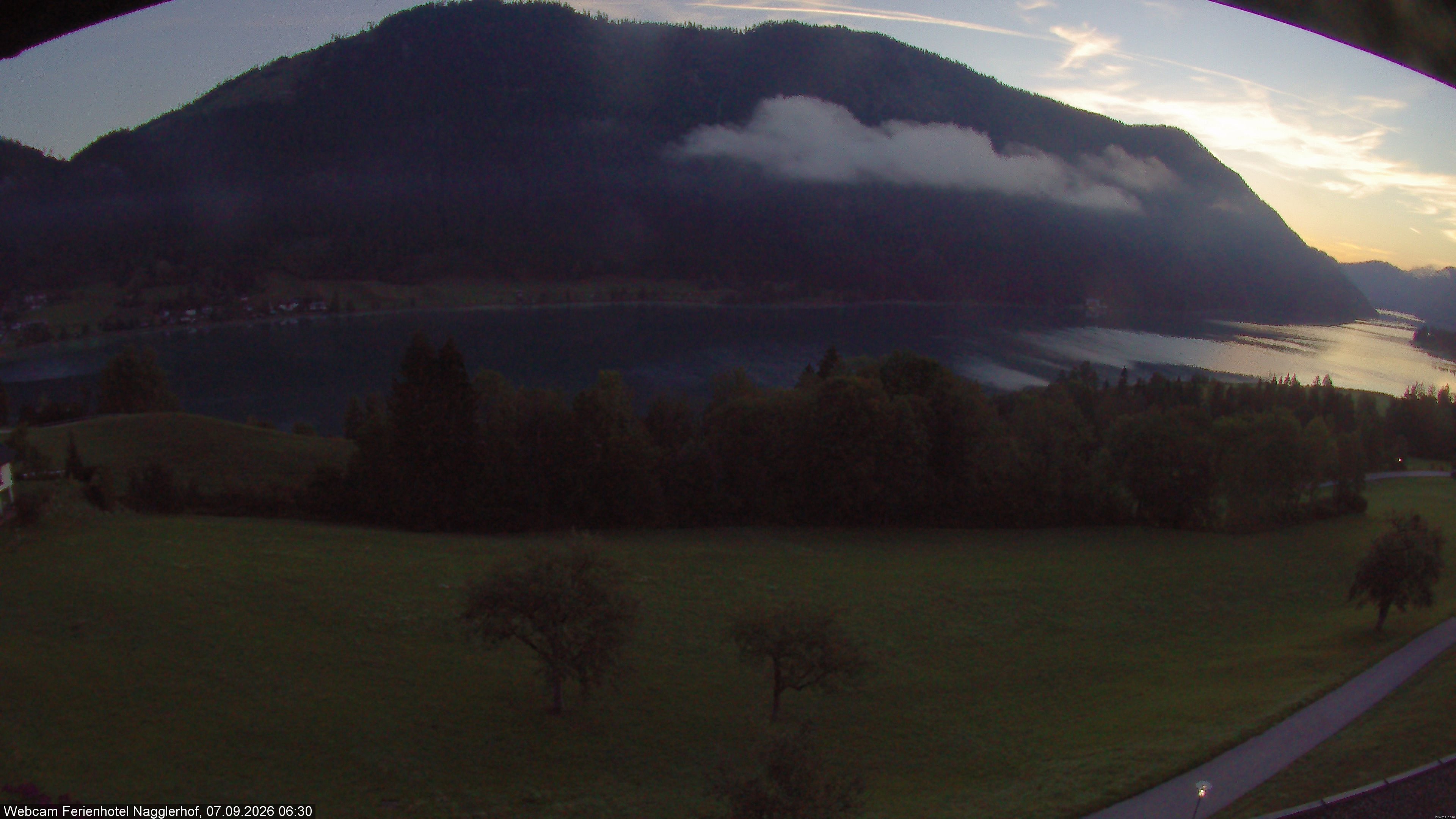 Archiv Foto Webcam Weißensee: Sicht vom Ferienhotel Nagglerhof
