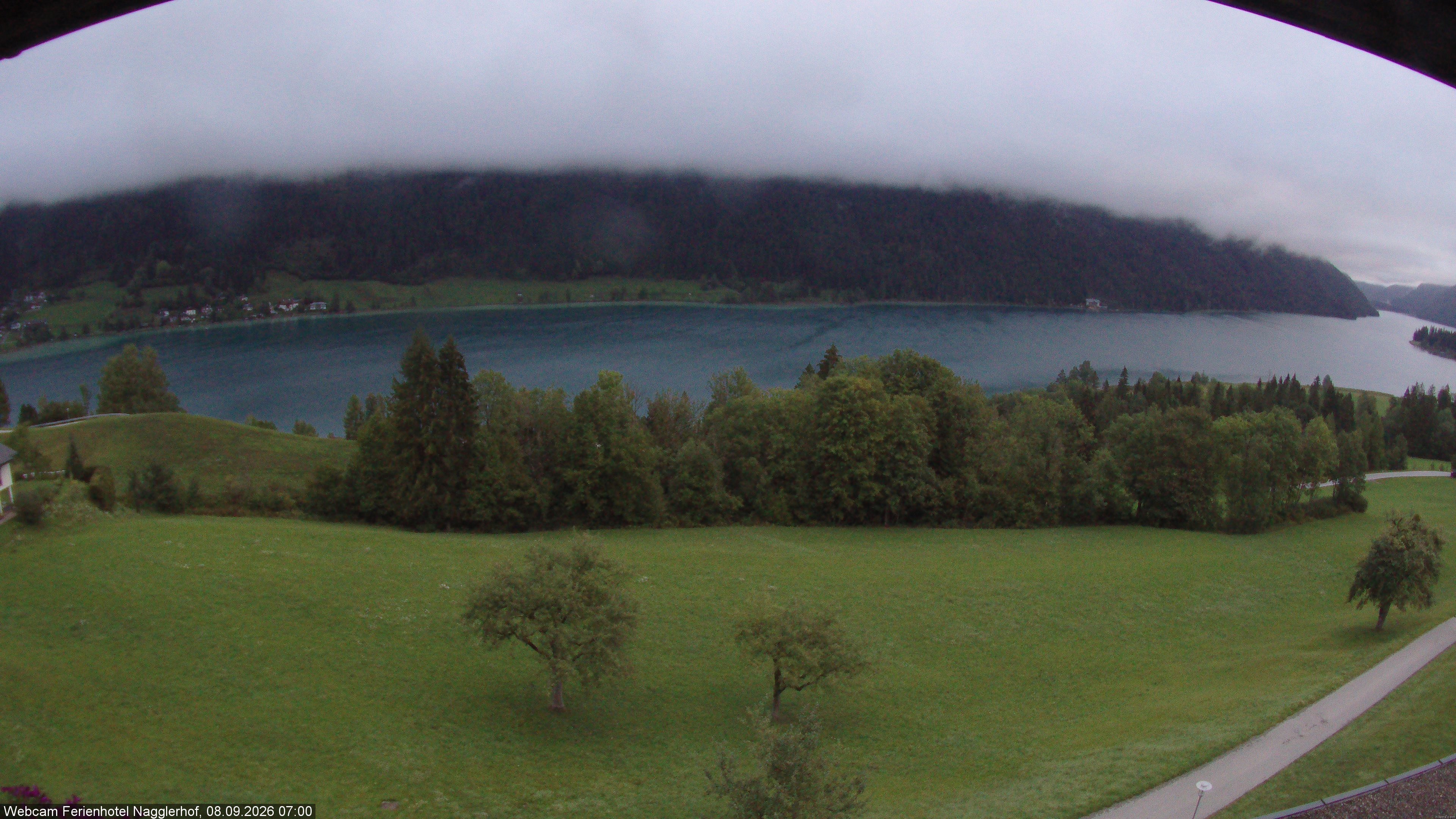 Archiv Foto Webcam Weißensee: Sicht vom Ferienhotel Nagglerhof