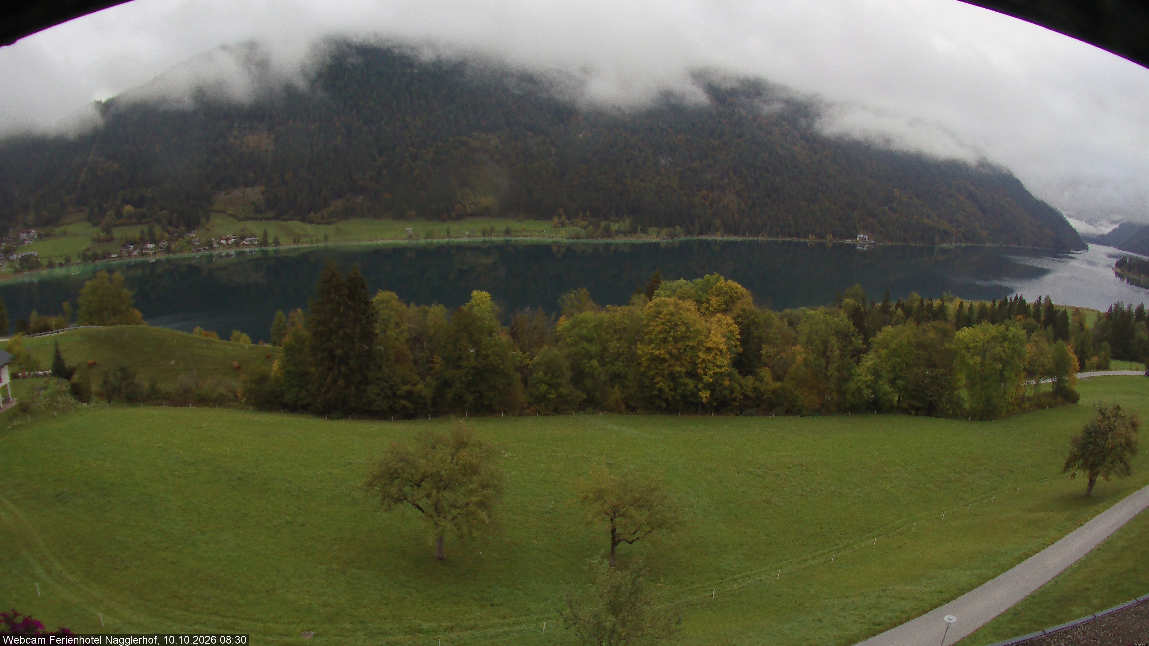 Archiv Foto Webcam Weißensee: Sicht vom Ferienhotel Nagglerhof
