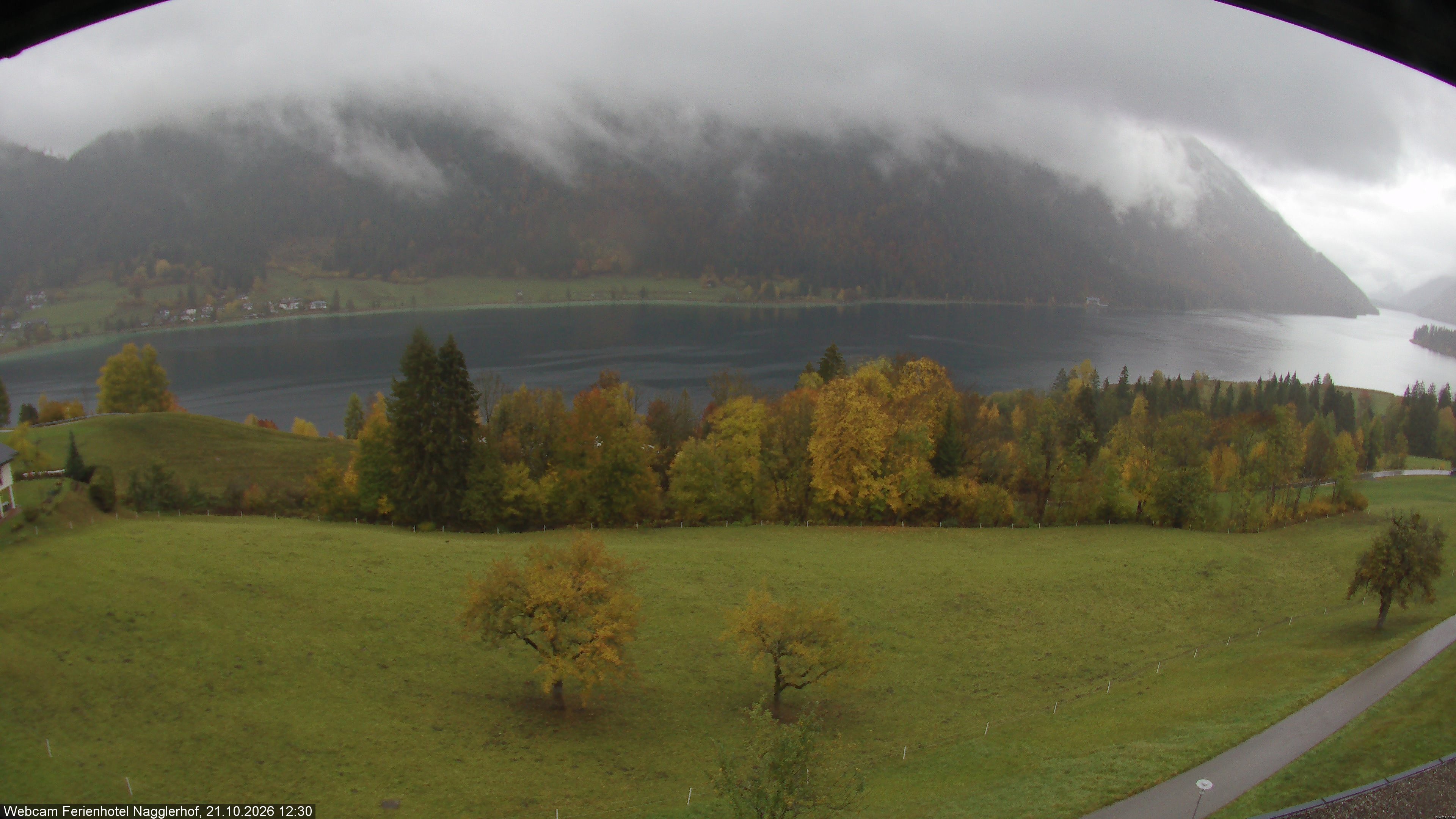 Archiv Foto Webcam Weißensee: Sicht vom Ferienhotel Nagglerhof