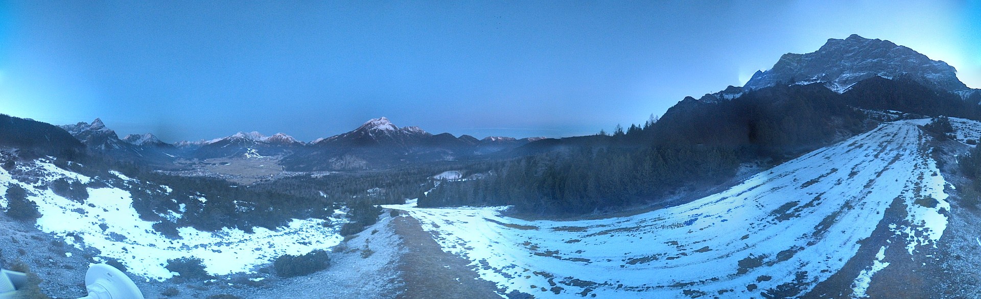 Archiv Foto Webcam Weißlähnabfahrt, Skigebiet Ehrwald