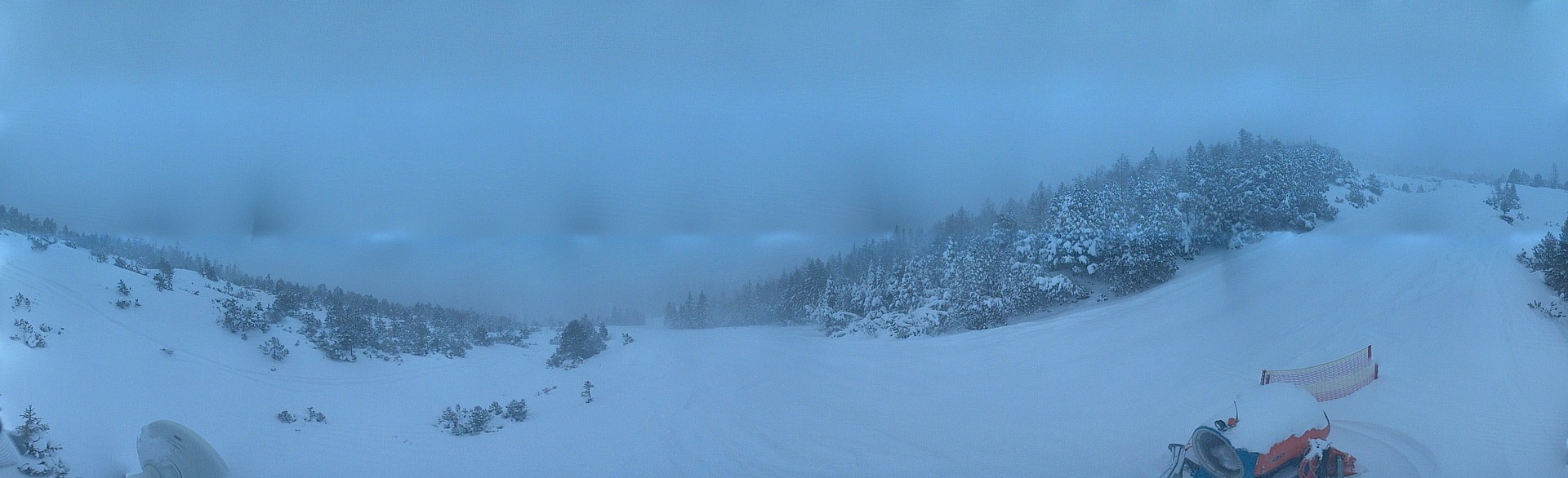 Archiv Foto Webcam Weißlähnabfahrt, Skigebiet Ehrwald