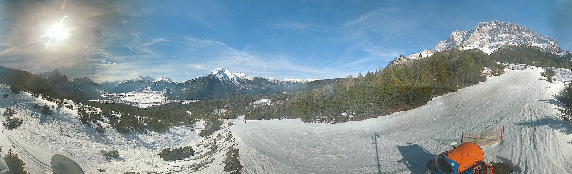 Archived image Webcam "Weißlähnabfahrt" ski slope