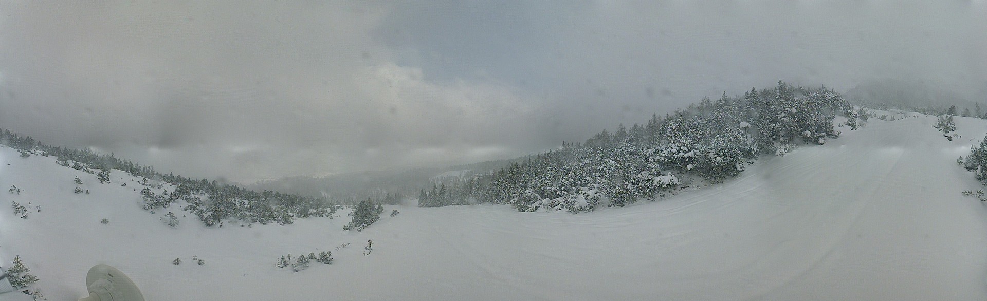 Archiv Foto Webcam Weißlähnabfahrt, Skigebiet Ehrwald