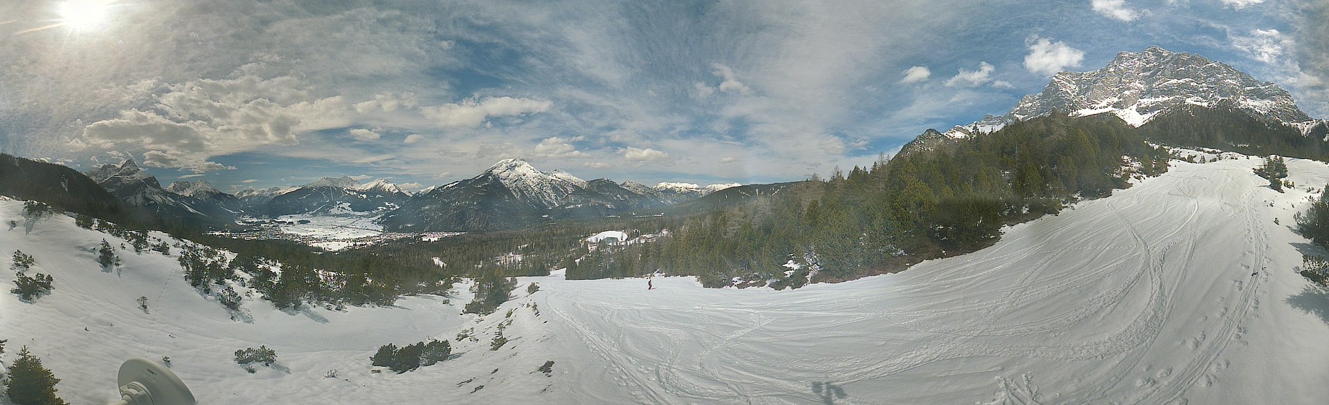 Archived image Webcam "Weißlähnabfahrt" ski slope