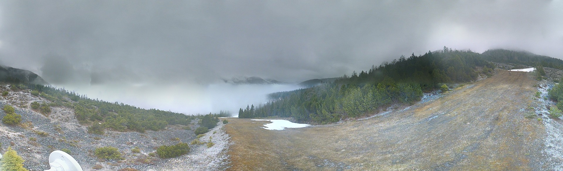 Archiv Foto Webcam Weißlähnabfahrt, Skigebiet Ehrwald