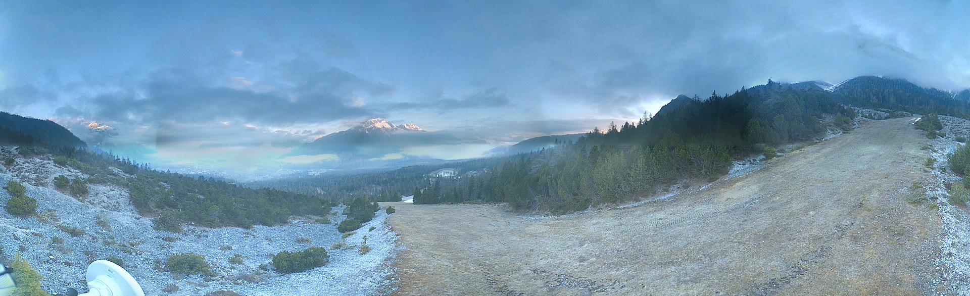 Archiv Foto Webcam Weißlähnabfahrt, Skigebiet Ehrwald