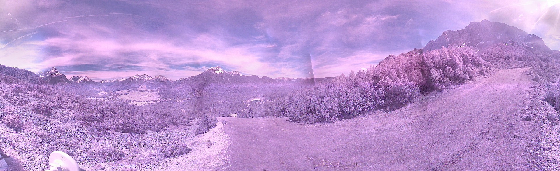 Archiv Foto Webcam Weißlähnabfahrt, Skigebiet Ehrwald