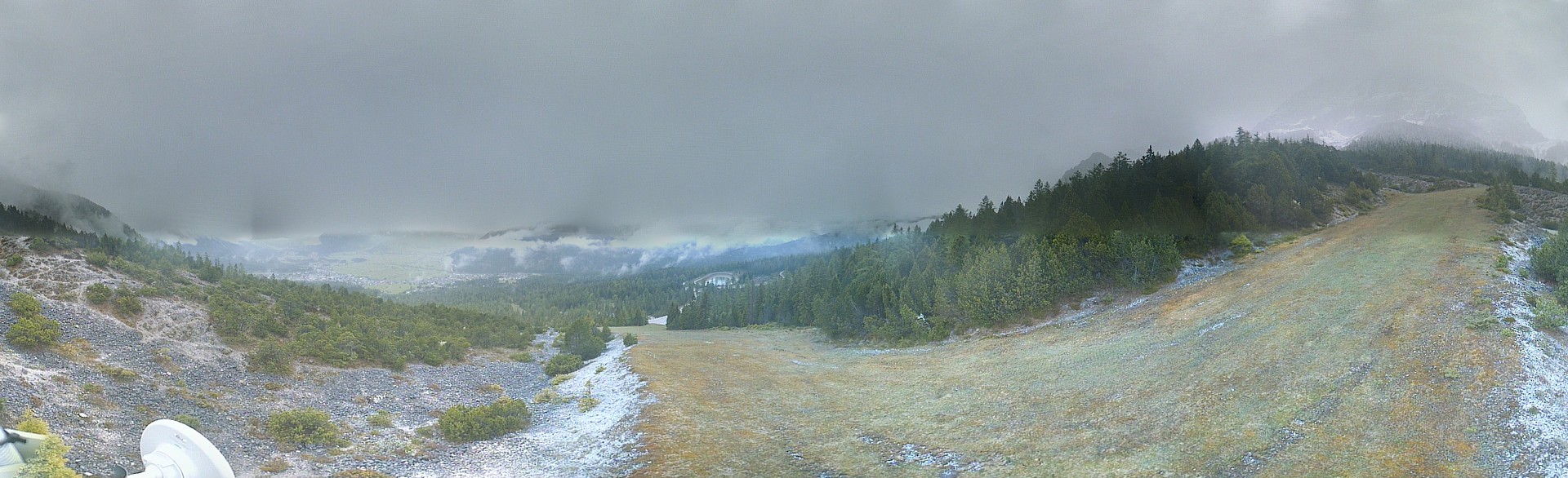 Archiv Foto Webcam Weißlähnabfahrt, Skigebiet Ehrwald