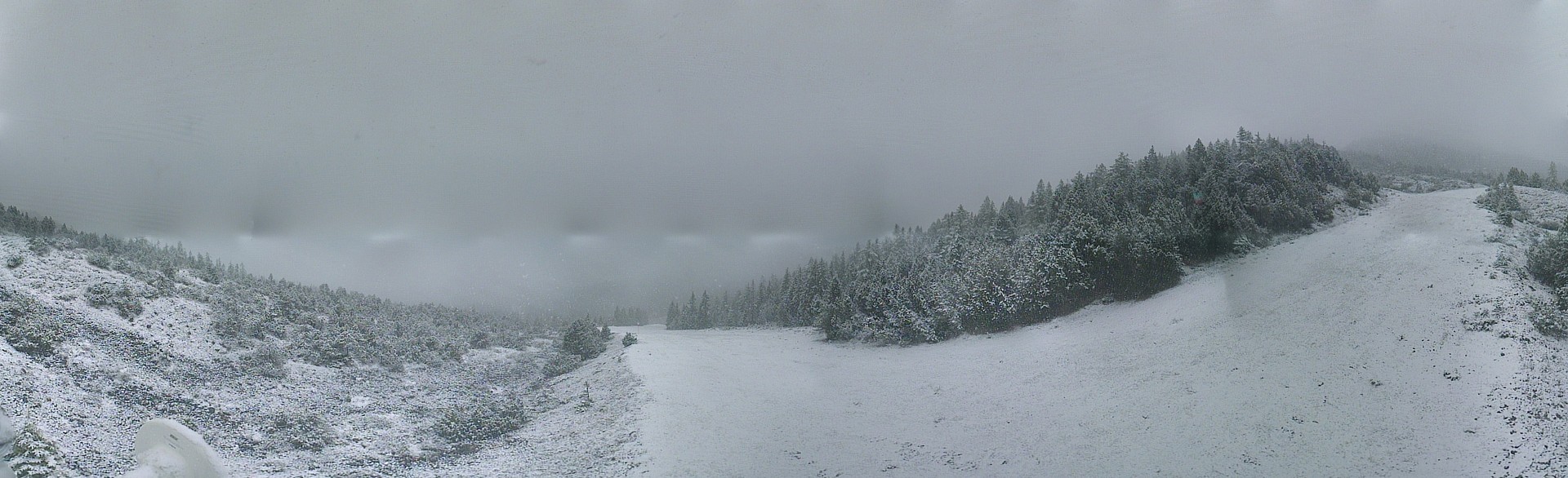 Archiv Foto Webcam Weißlähnabfahrt, Skigebiet Ehrwald