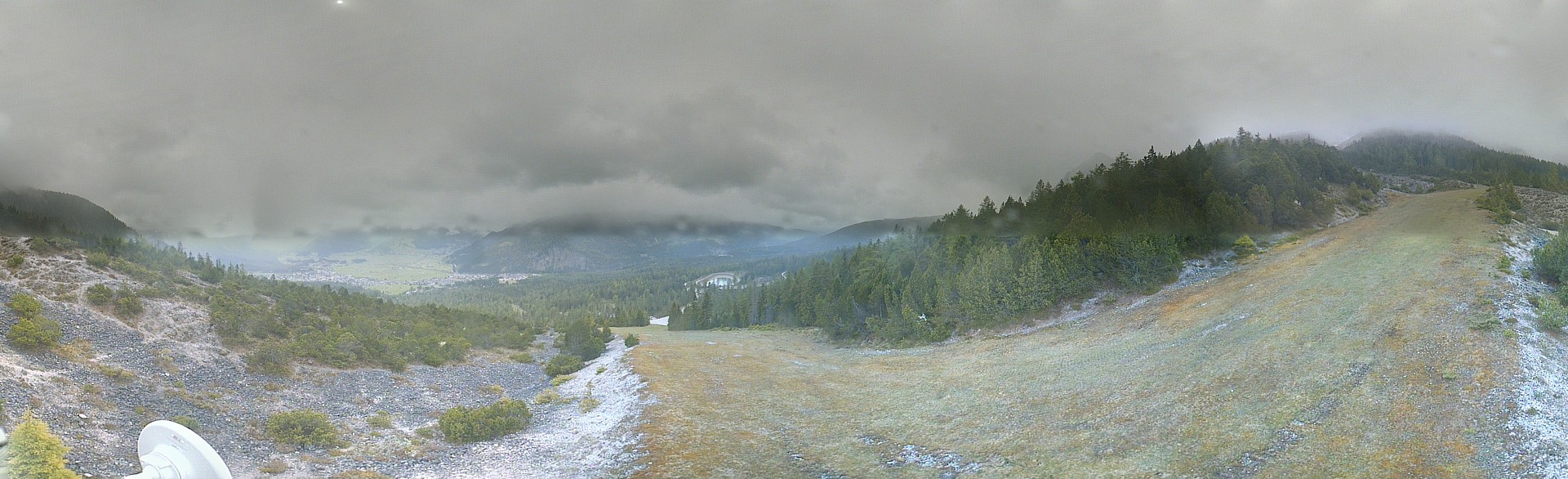 Archiv Foto Webcam Weißlähnabfahrt, Skigebiet Ehrwald