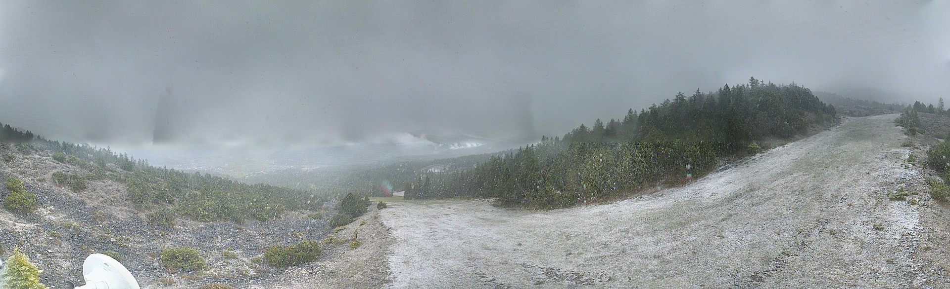 Archiv Foto Webcam Weißlähnabfahrt, Skigebiet Ehrwald