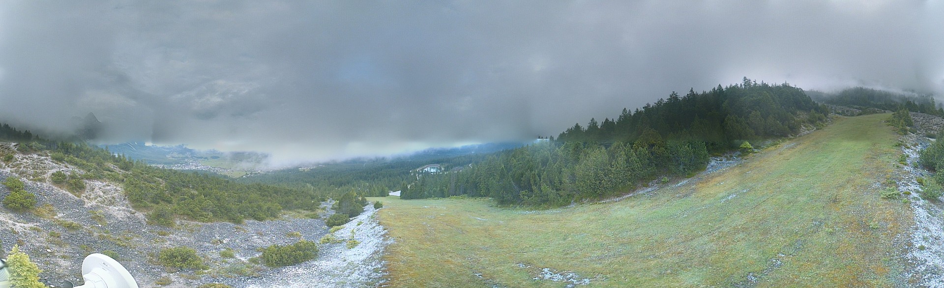 Archiv Foto Webcam Weißlähnabfahrt, Skigebiet Ehrwald