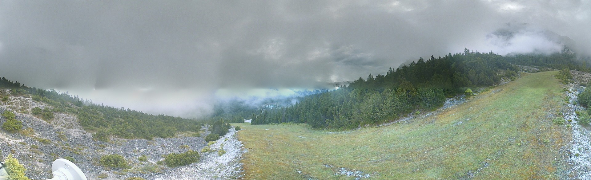 Archiv Foto Webcam Weißlähnabfahrt, Skigebiet Ehrwald