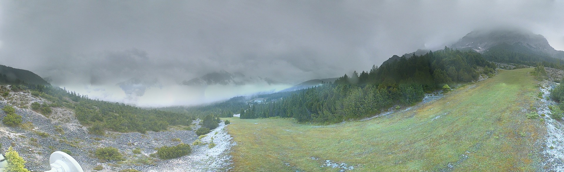 Archiv Foto Webcam Weißlähnabfahrt, Skigebiet Ehrwald