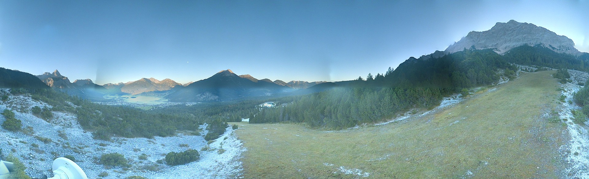 Archiv Foto Webcam Weißlähnabfahrt, Skigebiet Ehrwald