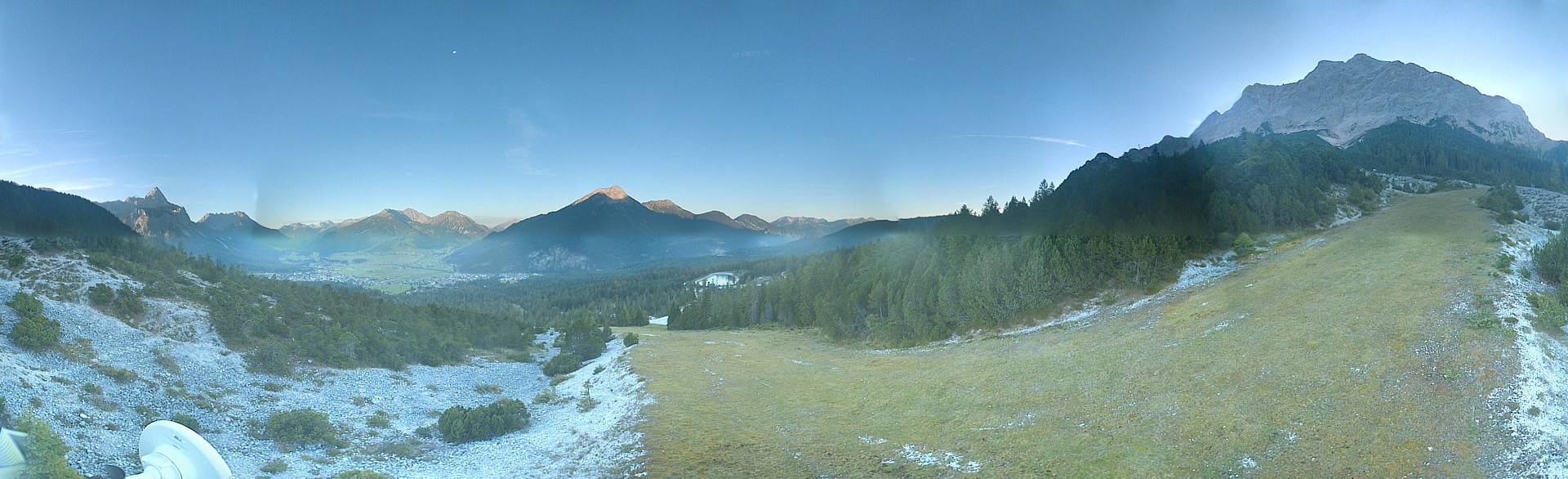 Archiv Foto Webcam Weißlähnabfahrt, Skigebiet Ehrwald